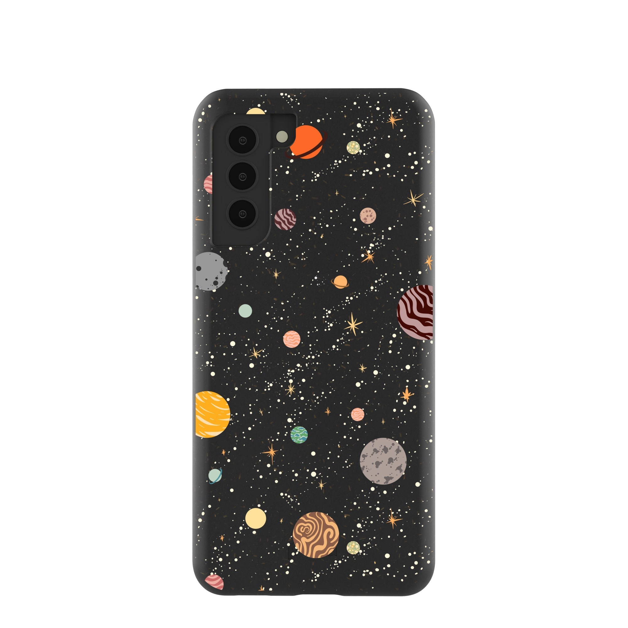 Black Galactic Glow Samsung Galaxy S21 Case Refurbished - Pela Case refurbished available on Cerqular