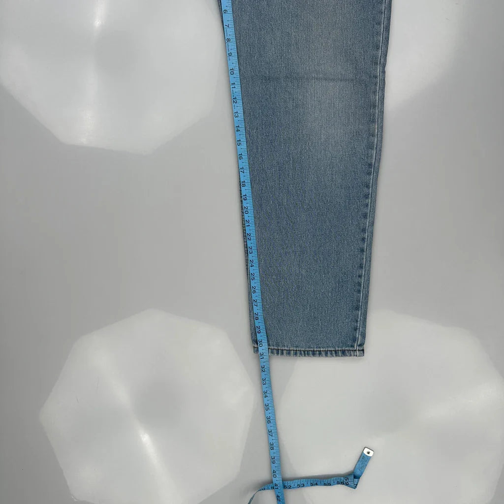 Levis 550 Jeans - 36W 30L Light Wash Denim Refurbished - Thrifted (note: this is a term often used to describe second- refurbished available on Cerqular