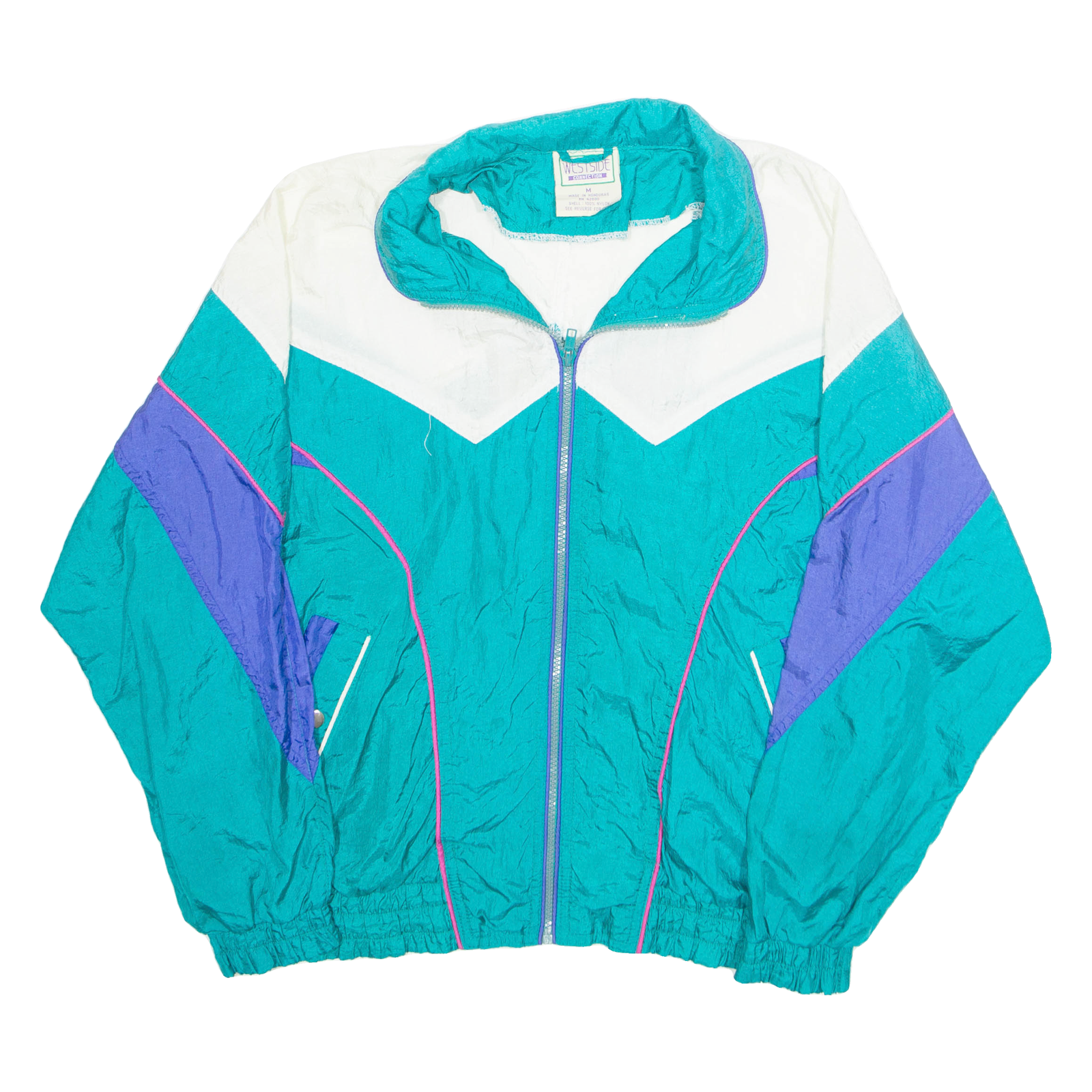 WESTSIDE Womens Shell Jacket Green Nylon M Refurbished - N/A refurbished available on Cerqular