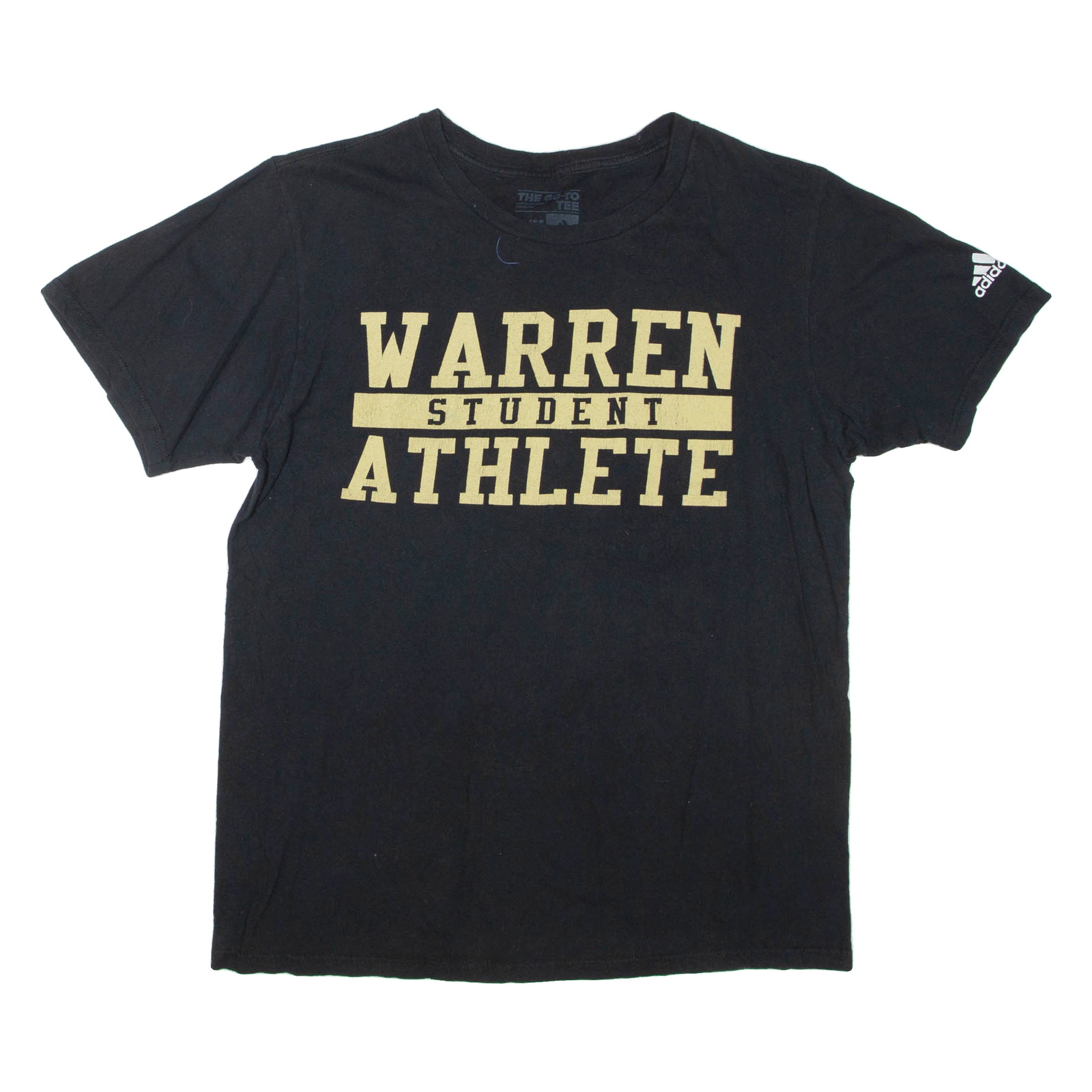 ADIDAS Warren Student Athlete Mens T-Shirt Black M Refurbished - N/A refurbished available on Cerqular