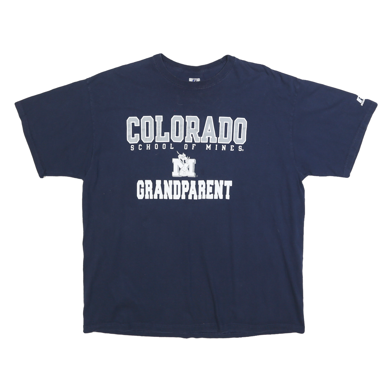 Buy RUSSELL ATHLETIC Mens Navy Blue Colorado School Of Mines Grandparent T-Shirt XL Refurbished - $11.69 RUSSELL ATHLETIC Mens Navy Blue Colorado School Of Mines Grandparent T-Shirt XL Refurbished - N/A refurbished available on Cerqular