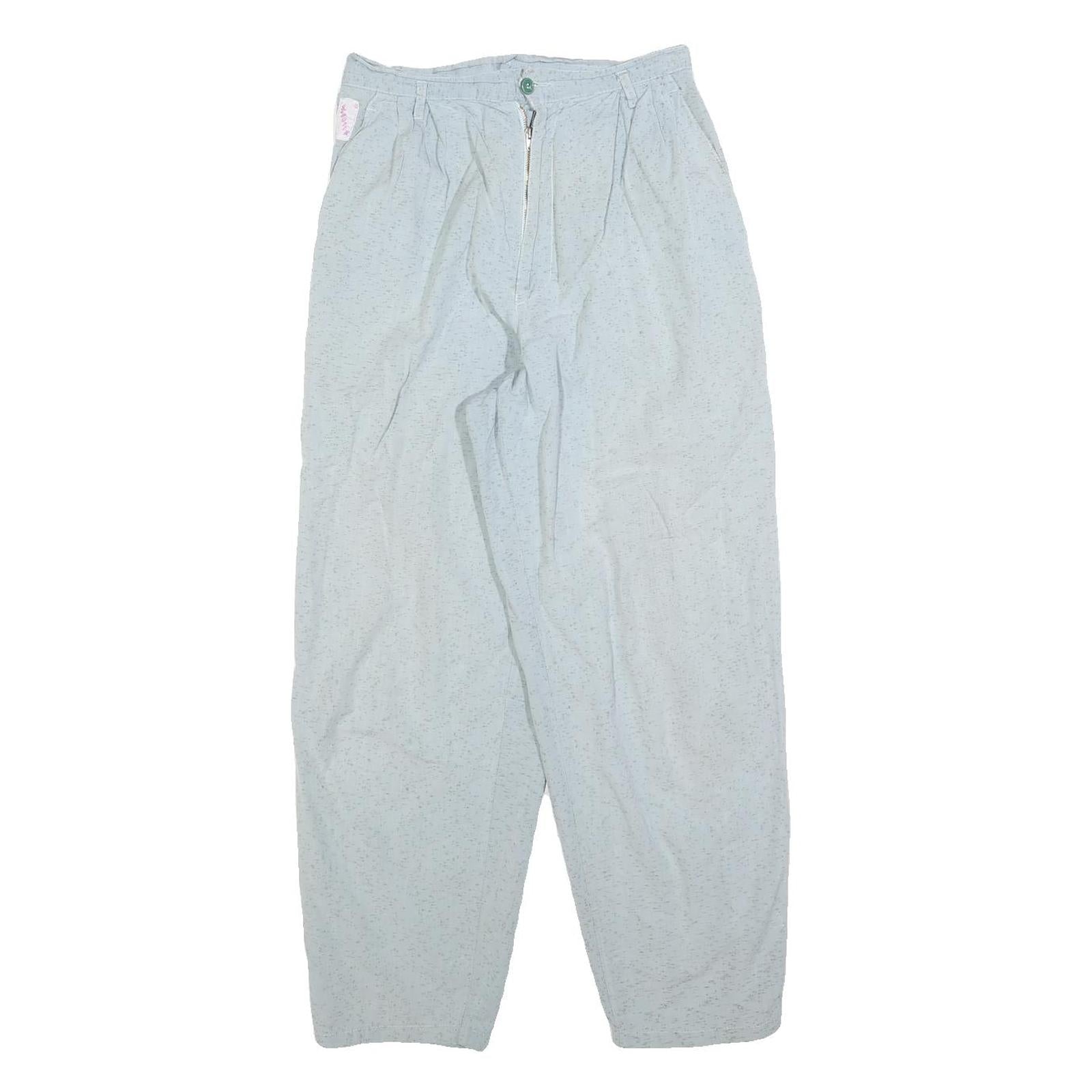 SCOOTER Womens Regular Fit Pale Grey Polyester Blend Zip Trousers W26 L27 Refurbished - N/A refurbished available on Cerqular