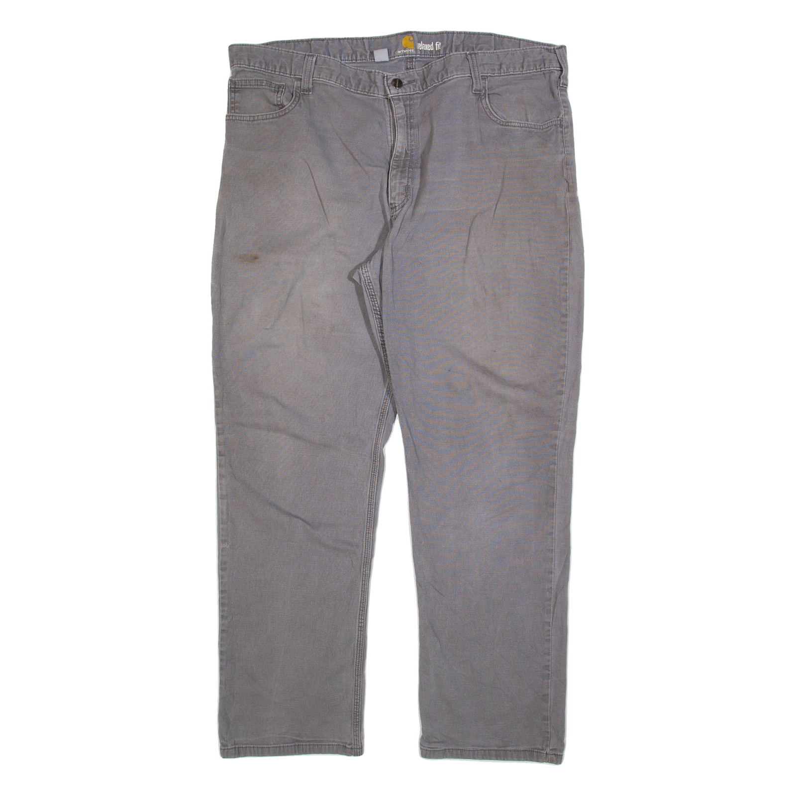 CARHARTT Mens Trousers Grey Relaxed Straight W40 L32 Refurbished - N/A refurbished available on Cerqular