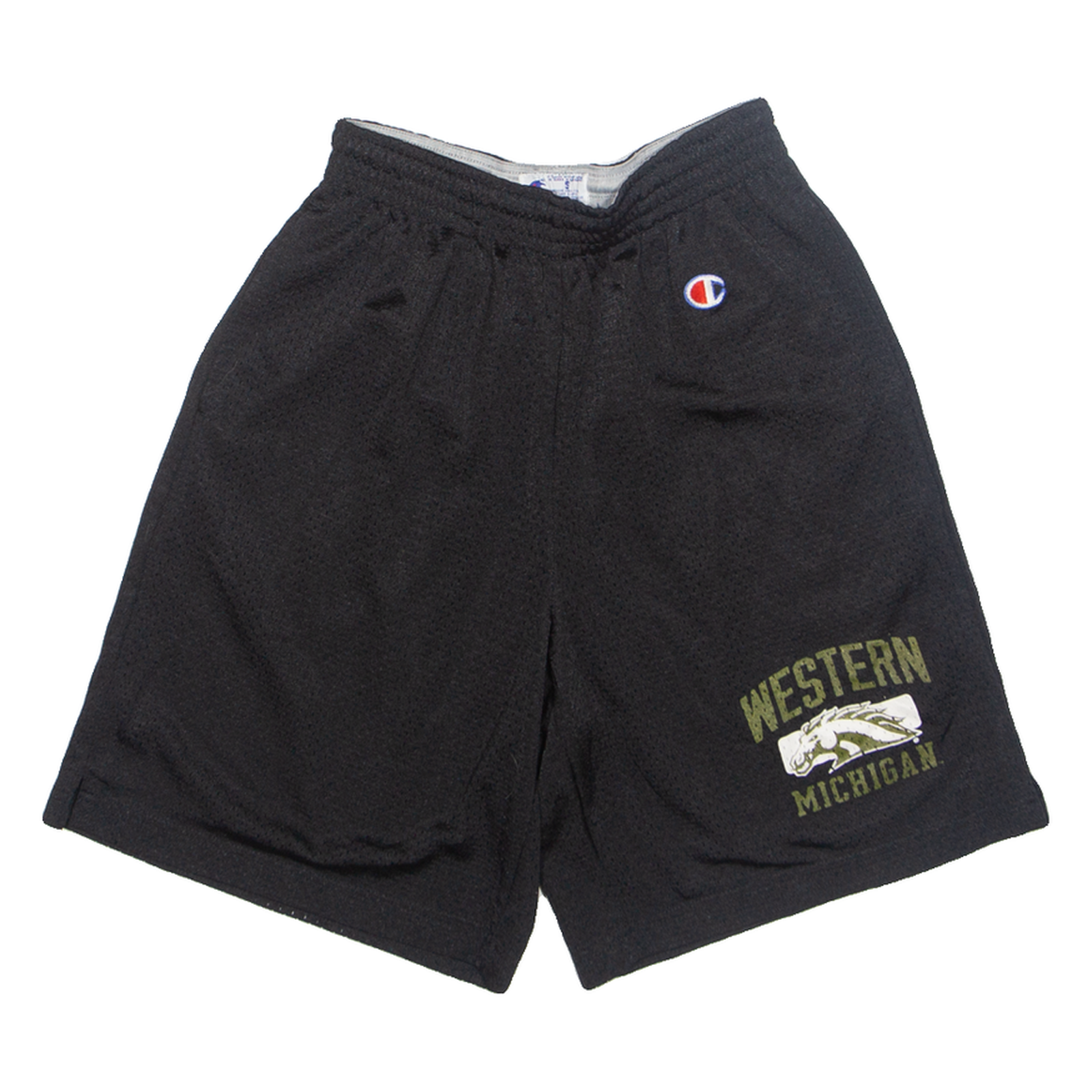 CHAMPION Western Michigan USA Mens Sports Shorts Black Relaxed S W24 Refurbished - N/A refurbished available on Cerqular