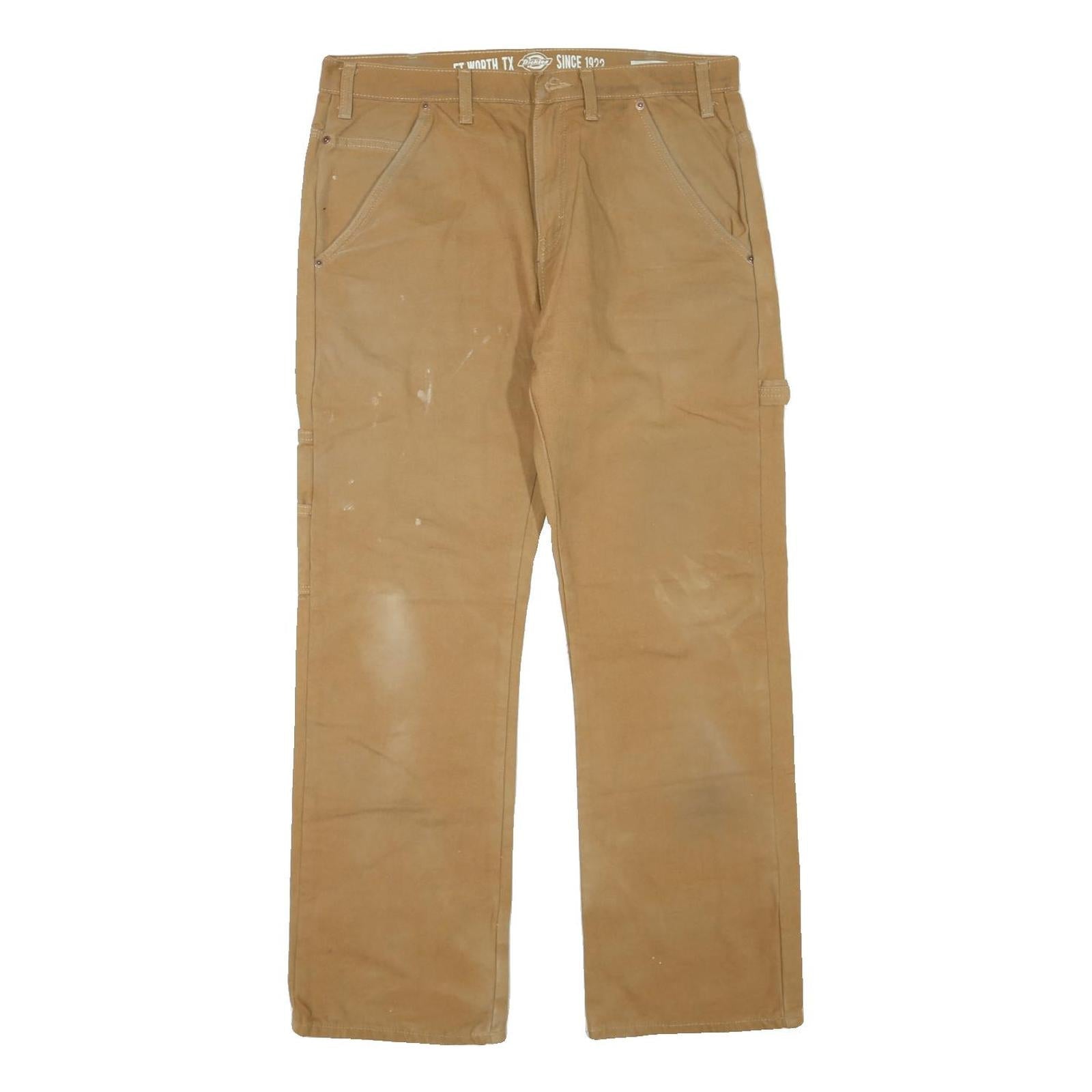 Buy DICKIES Mens Jeans Beige Regular Straight Cotton Blend W34 L30 Workwear Zip Refurbished - $37.69 DICKIES Mens Jeans Beige Regular Straight Cotton Blend W34 L30 Workwear Zip Refurbished - N/A refurbished available on Cerqular