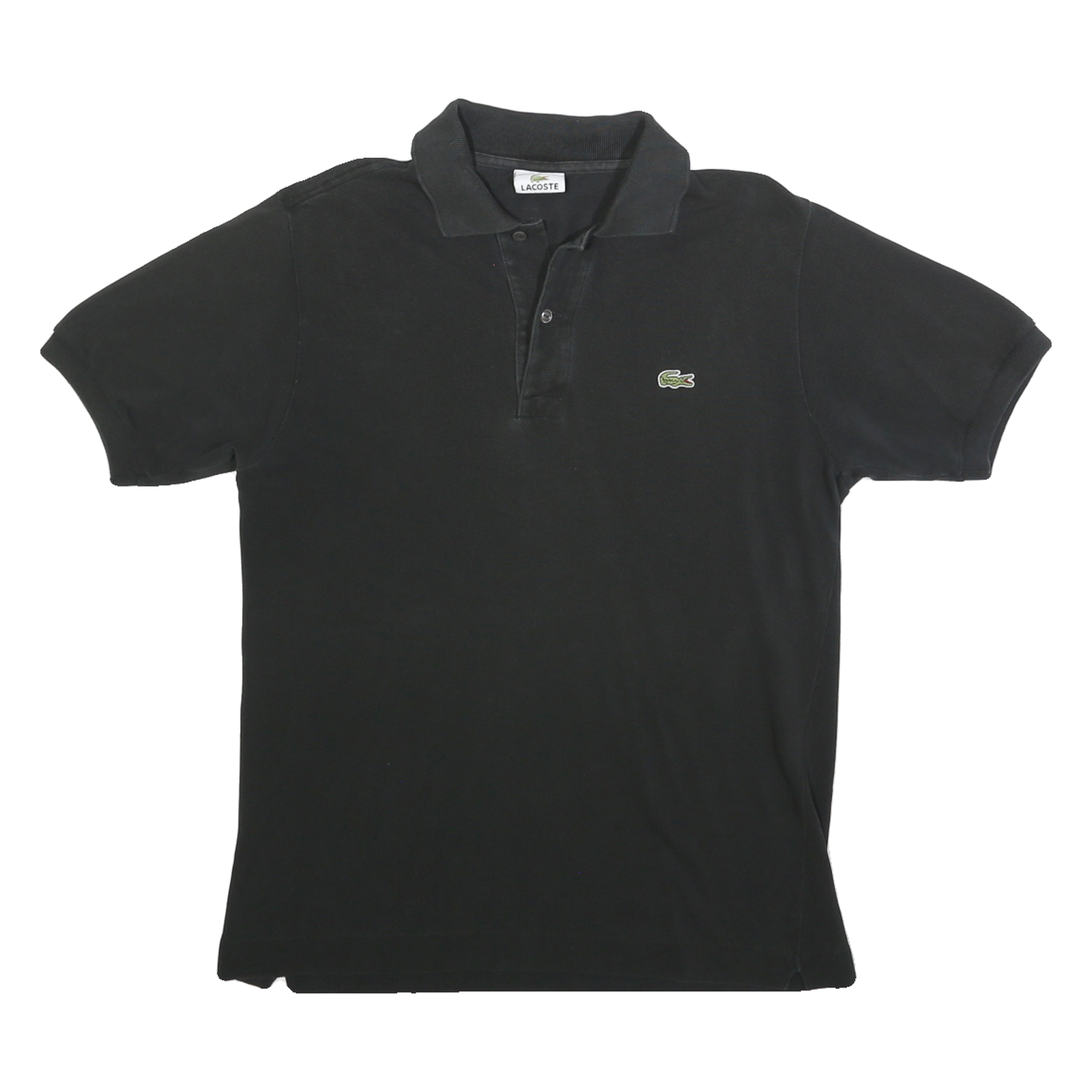 Buy LACOSTE Mens Black Short Sleeve Plain S Cotton Blend Polo Shirt Classic Logo Refurbished - $31.19 LACOSTE Mens Black Short Sleeve Plain S Cotton Blend Polo Shirt Classic Logo Refurbished - N/A refurbished available on Cerqular