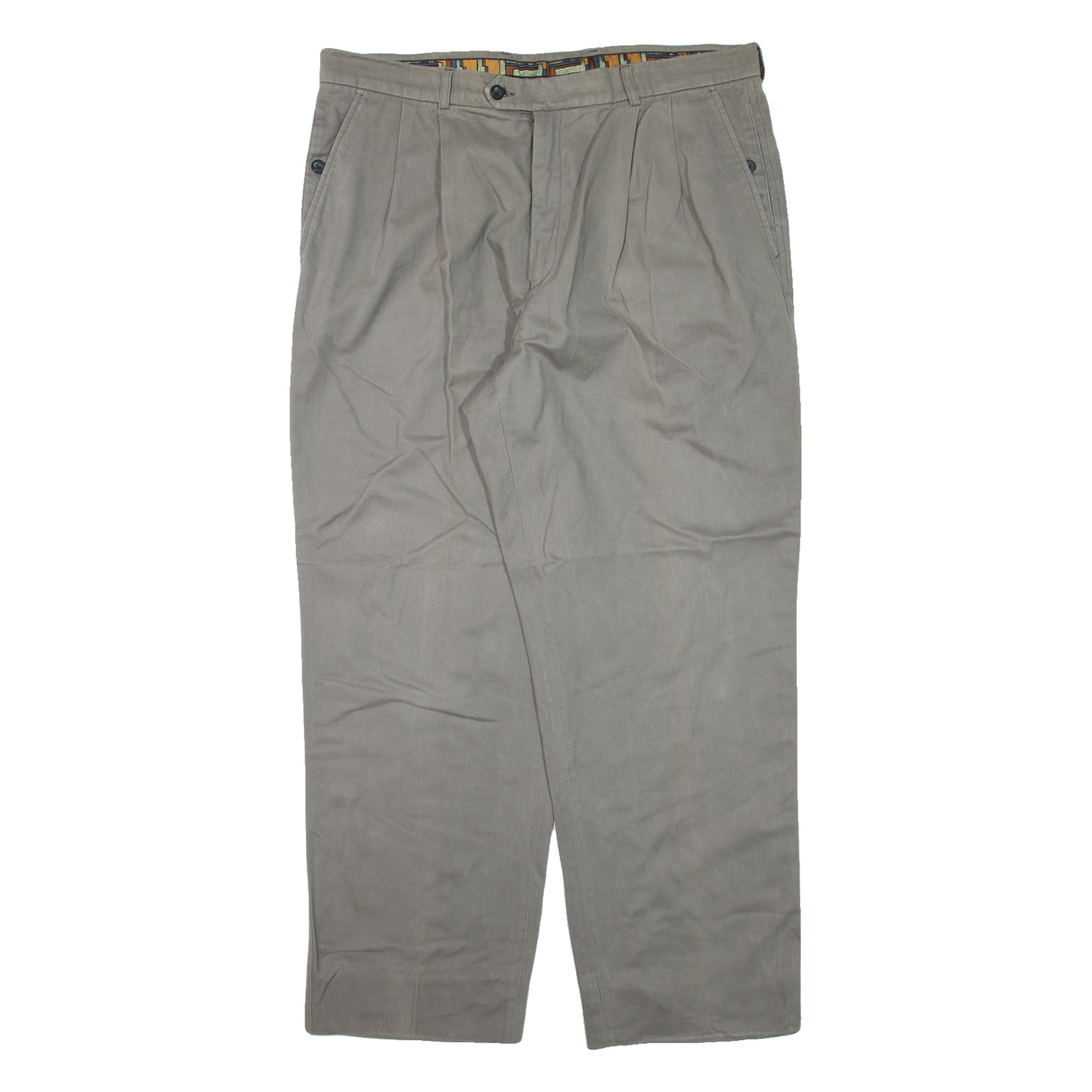 Mens Trousers Grey Relaxed Straight W36 L28 Refurbished - N/A refurbished available on Cerqular