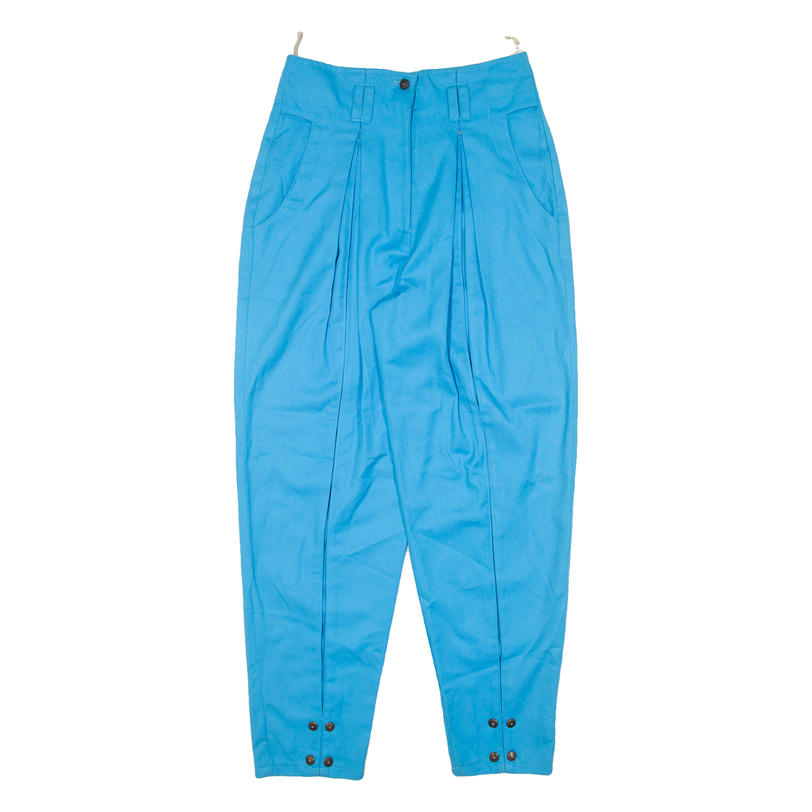 D&A Womens Trousers Blue Relaxed Tapered Viscose W27 L27 Refurbished - N/A refurbished available on Cerqular