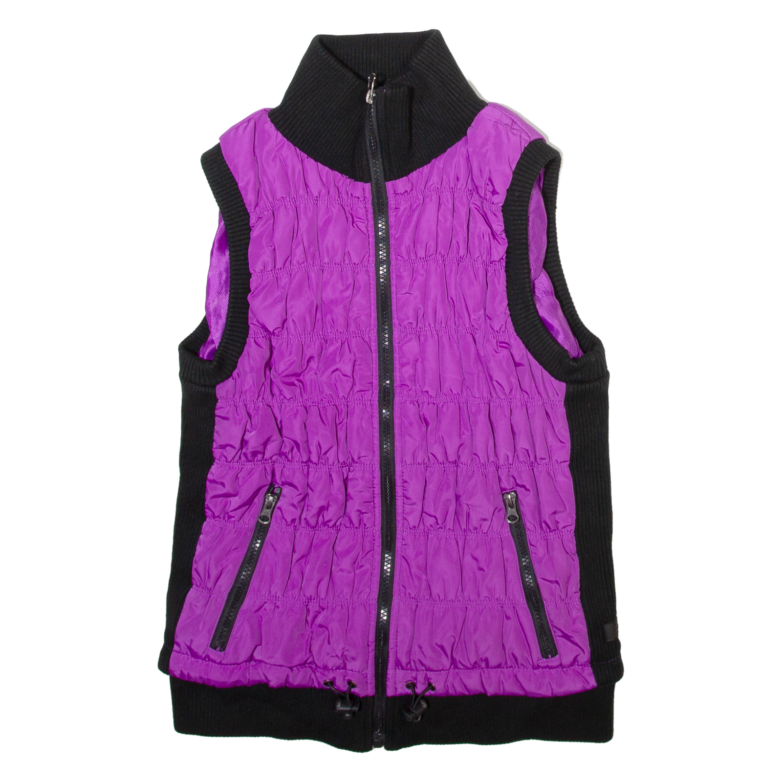CALVIN KLEIN Womens Quilted Gilet Pink S Refurbished - N/A refurbished available on Cerqular