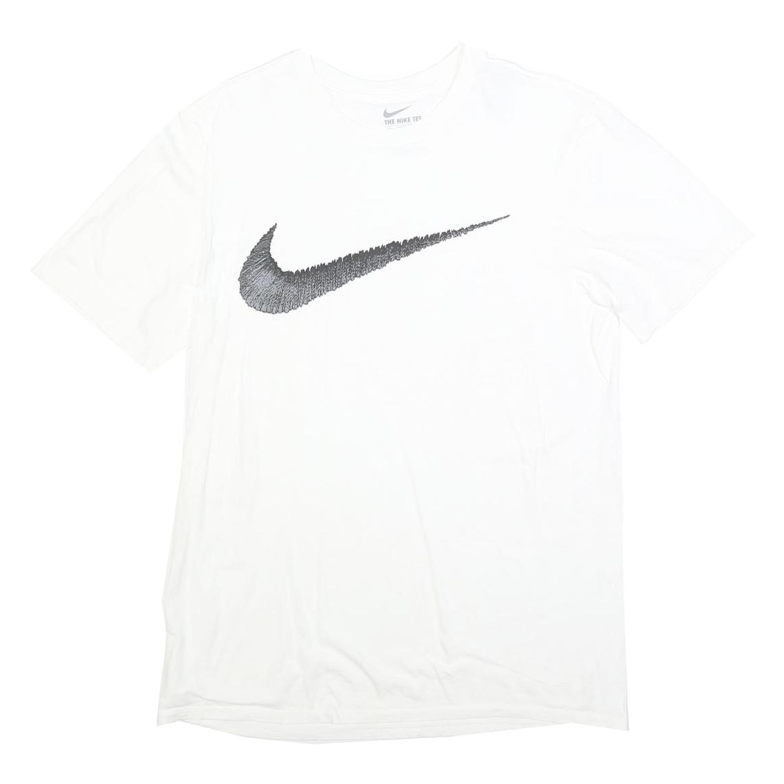 Buy NIKE Mens White L Graphic T-Shirt Short Sleeve Crew Neck Sportswear Casual Refurbished - $20.79 NIKE Mens White L Graphic T-Shirt Short Sleeve Crew Neck Sportswear Casual Refurbished - N/A refurbished available on Cerqular