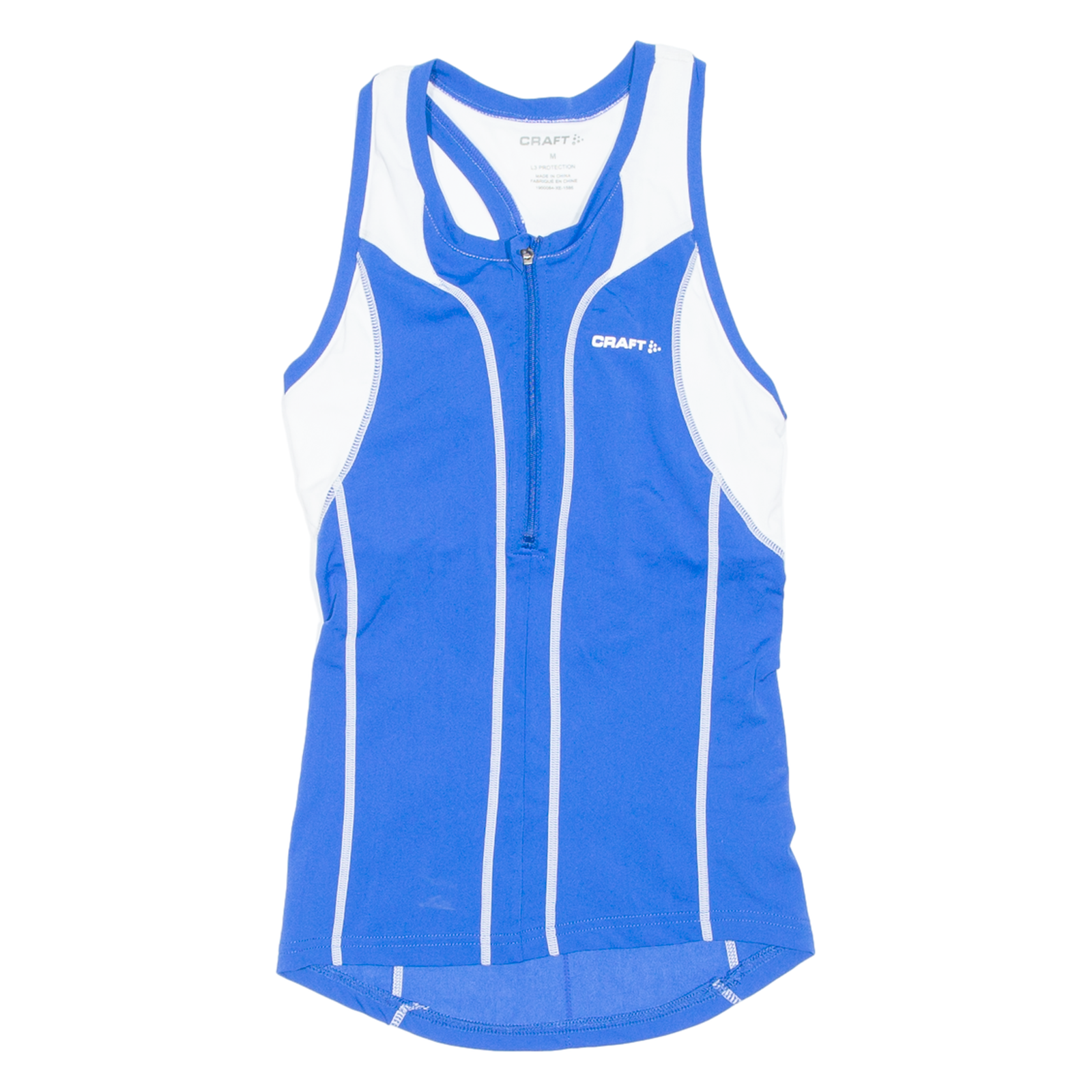 Buy Cycling Womens Jersey Blue Sleeveless 1/2 Zip M Refurbished - $22.09 Cycling Womens Jersey Blue Sleeveless 1/2 Zip M Refurbished - N/A refurbished available on Cerqular
