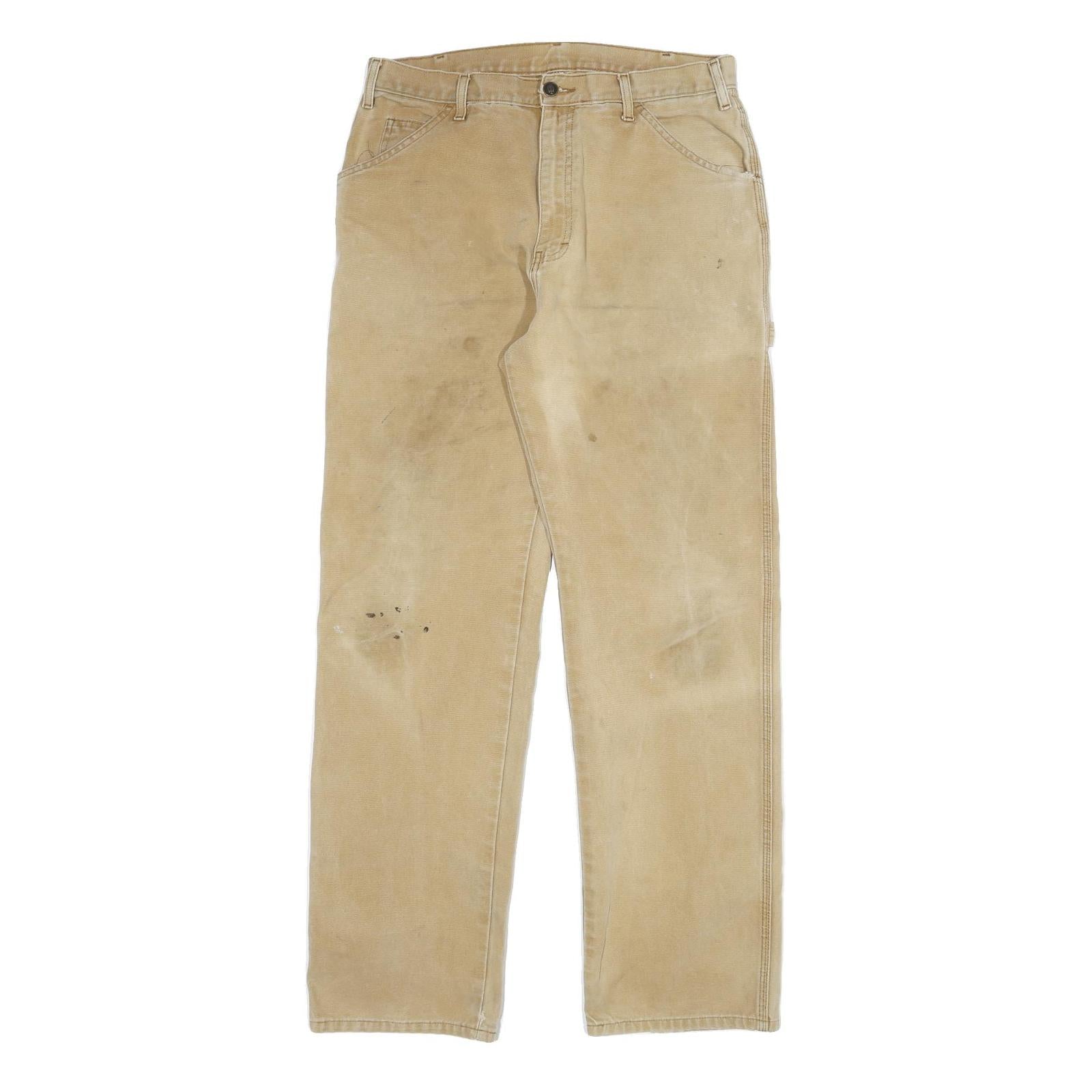 Buy DICKIES Mens Regular Fit Beige Cotton Blend Workwear Trousers W32 L32 Durable Refurbished - $40.29 DICKIES Mens Regular Fit Beige Cotton Blend Workwear Trousers W32 L32 Durable Refurbished - N/A refurbished available on Cerqular