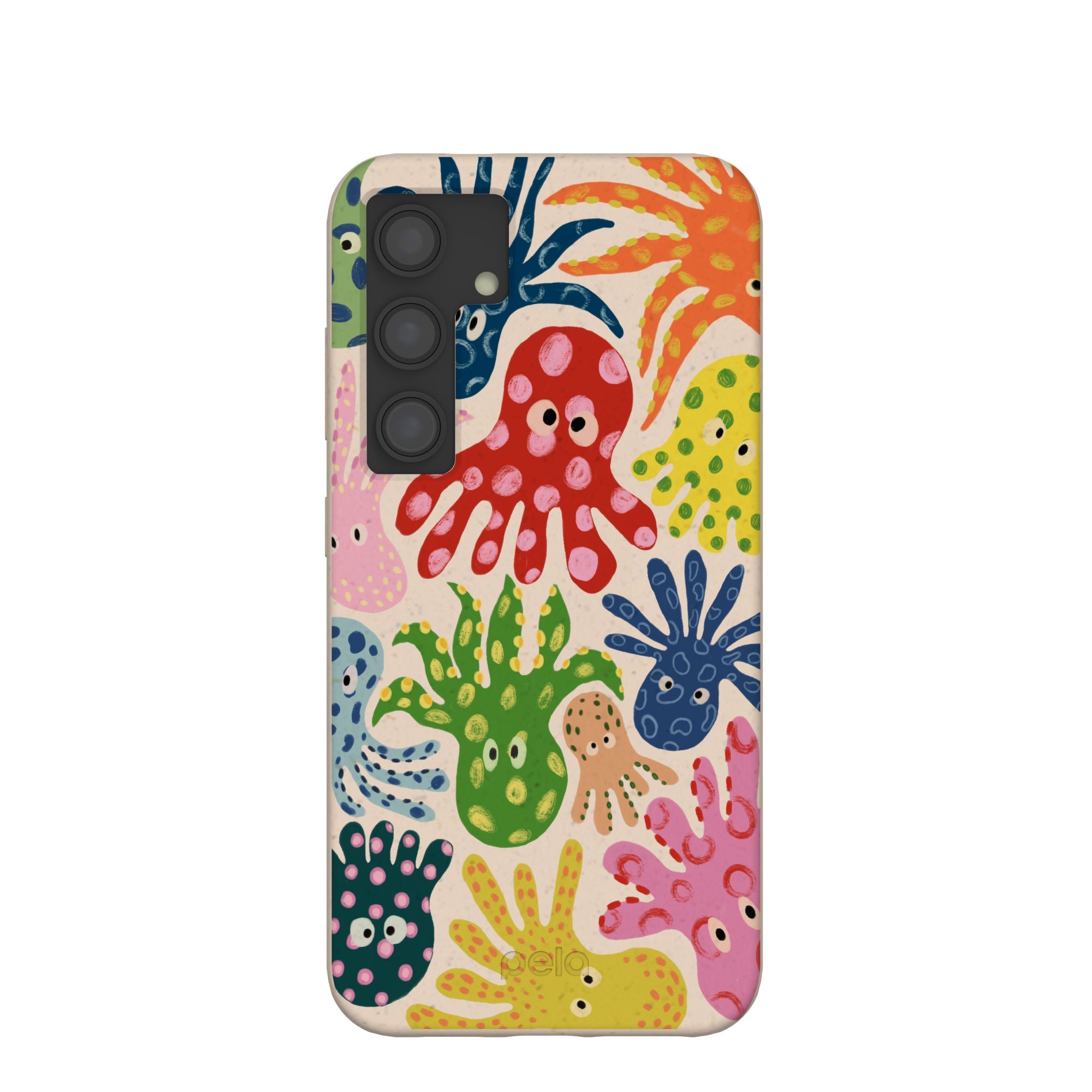 Seashell Octopi Samsung Galaxy S24 Case Refurbished - Pela Case refurbished available on Cerqular