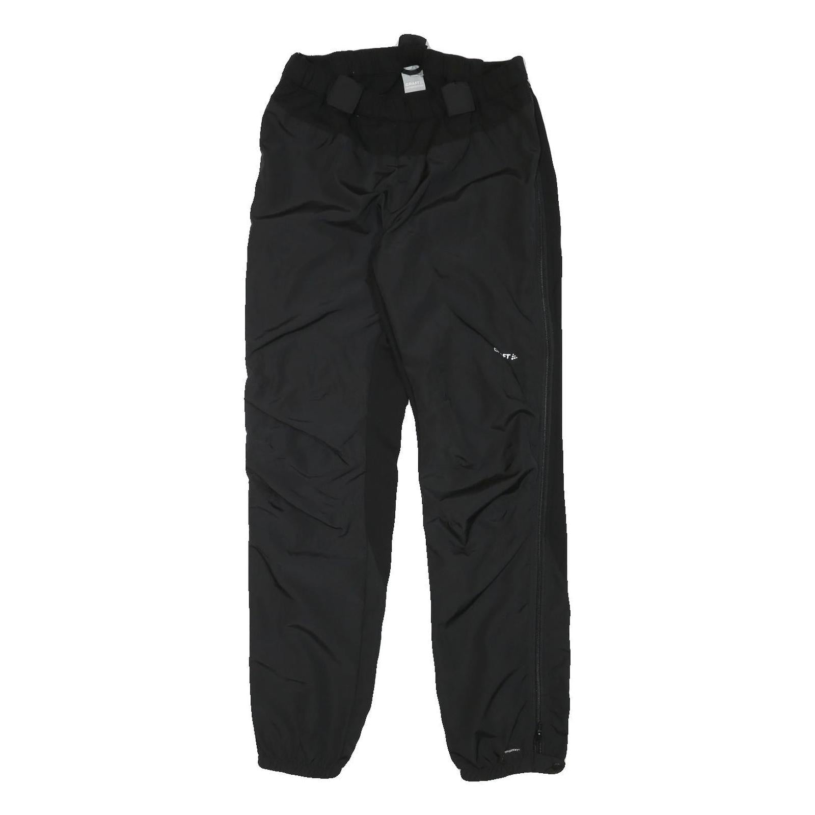 CRAFT Mens Black Polyester Blend Relaxed Trousers W27 L29 Elasticated Waist Refurbished - N/A refurbished available on Cerqular