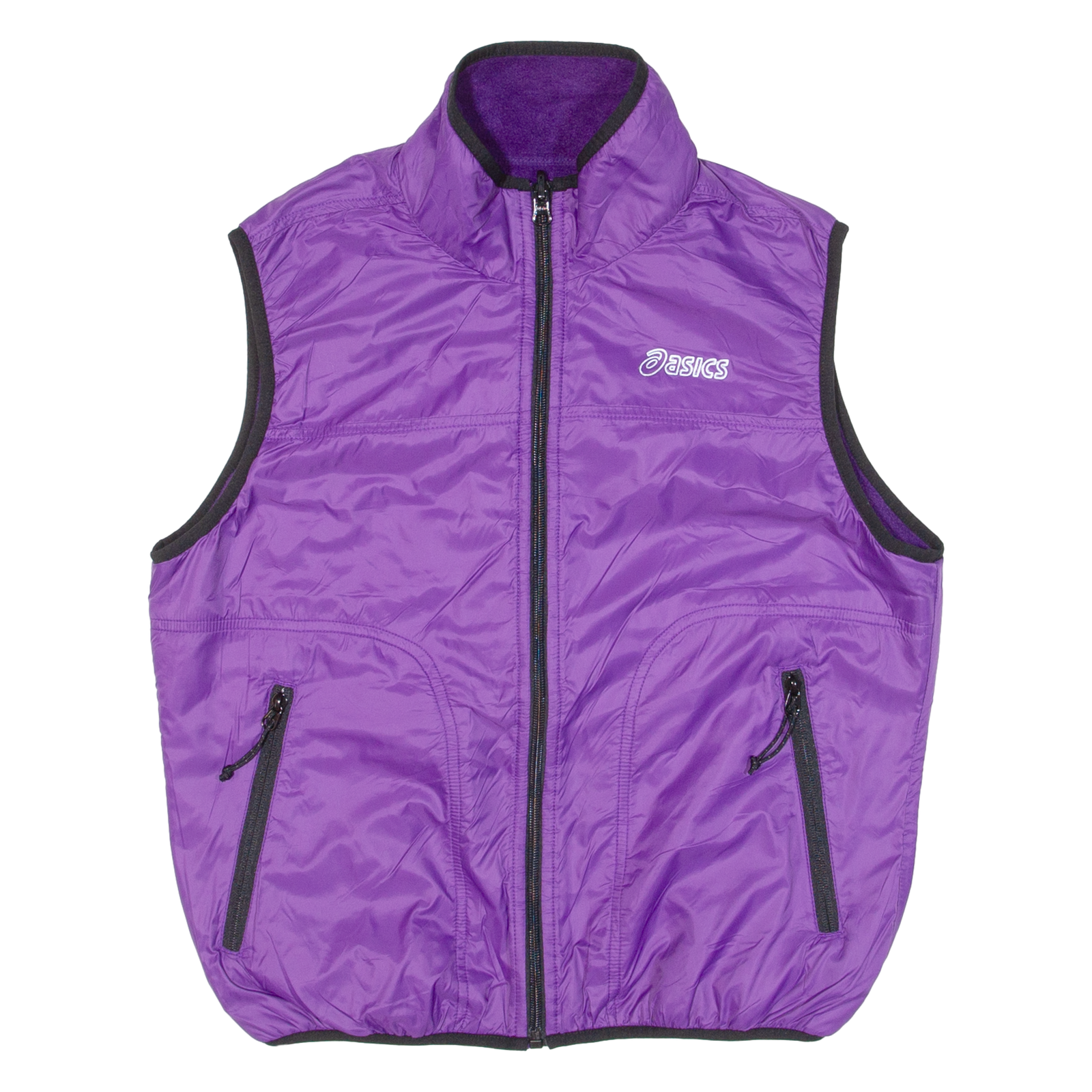 ASICS Reversible Womens Gilet Purple Nylon M Refurbished - N/A refurbished available on Cerqular