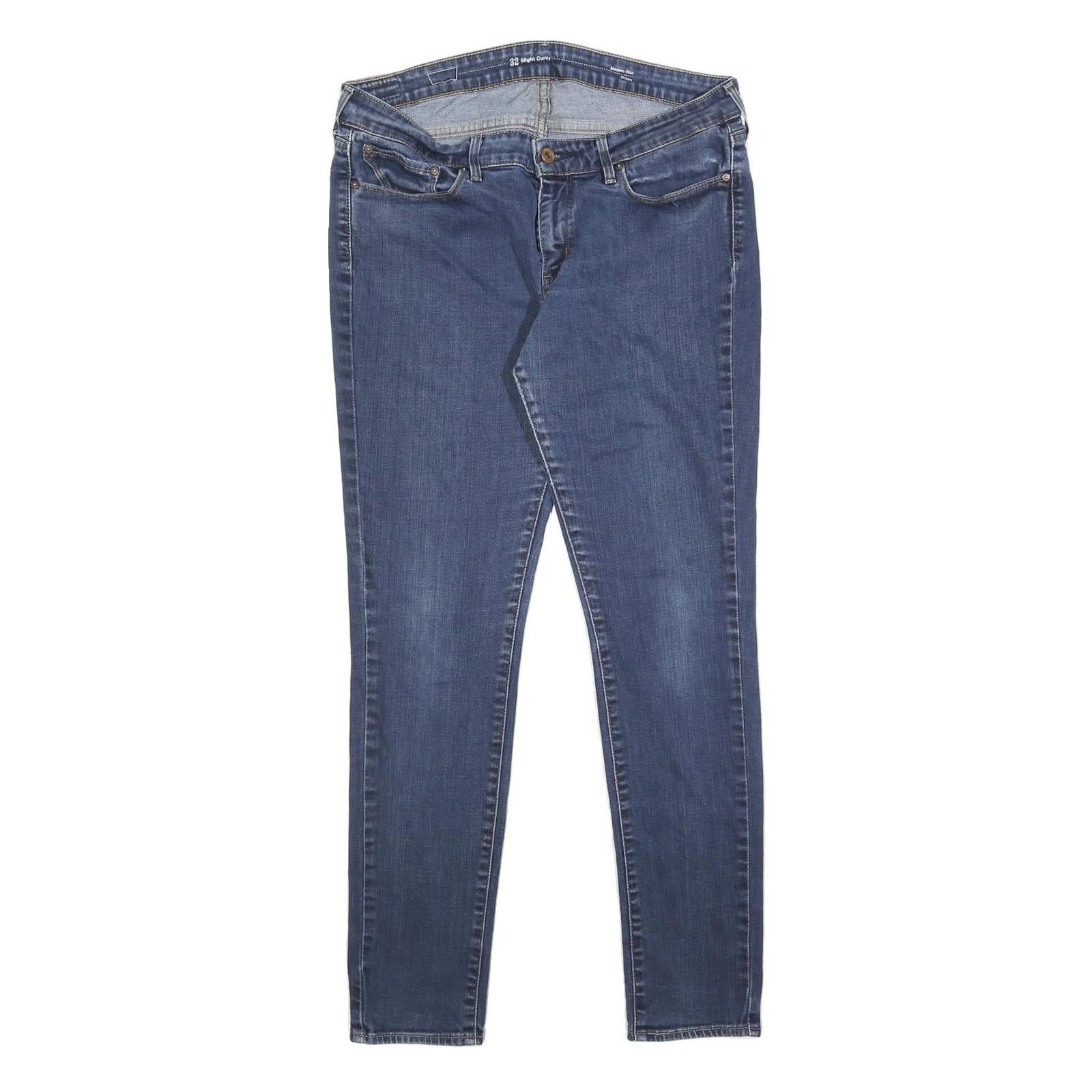 LEVI'S Womens Jeans Blue Slim Skinny Denim W32 L32 Zip Cotton Blend Casual Refurbished - N/A refurbished available on Cerqular