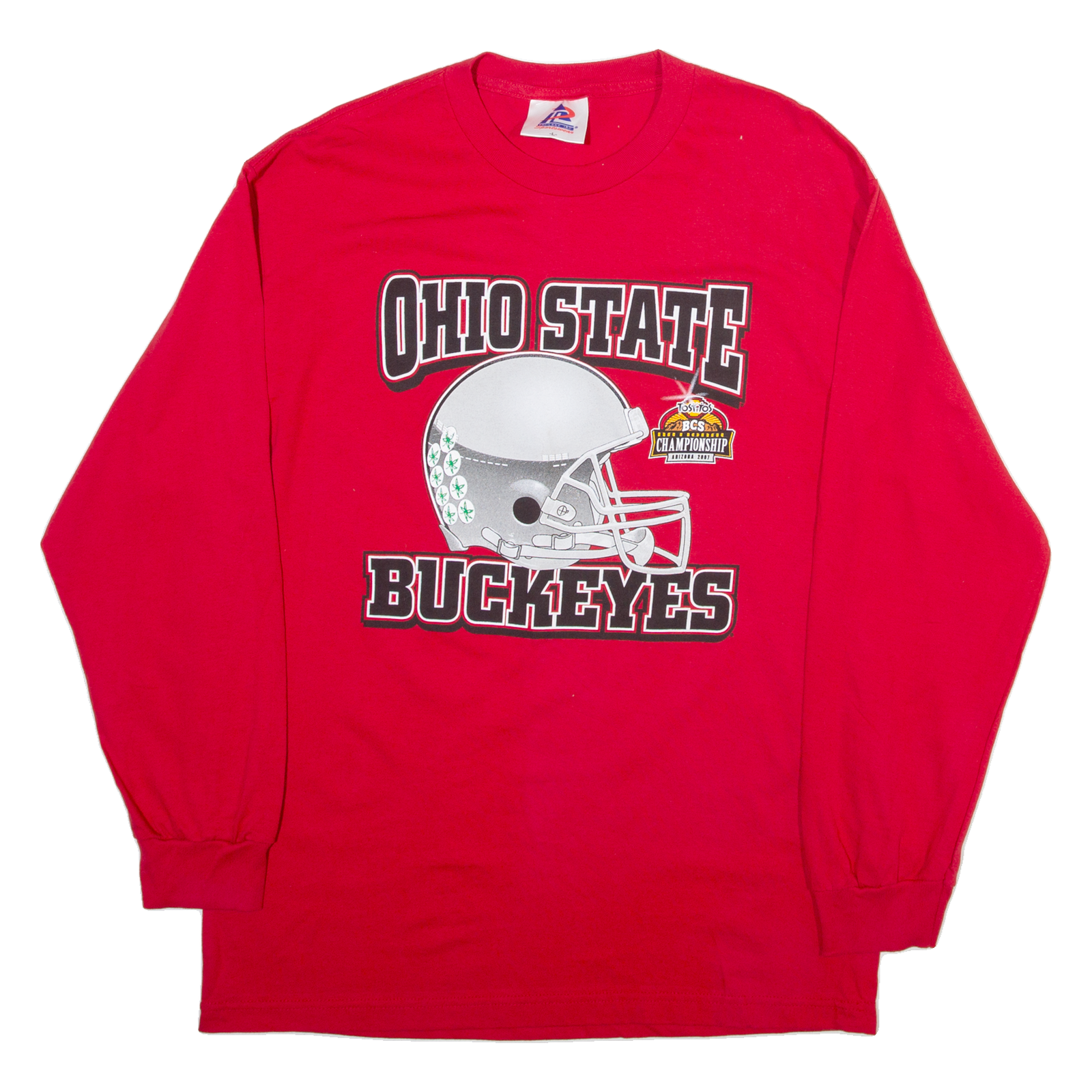 TRI LAKE INC Ohio State Buckeyes Mens T-Shirt Red Long Sleeve USA L Refurbished - N/A refurbished available on Cerqular
