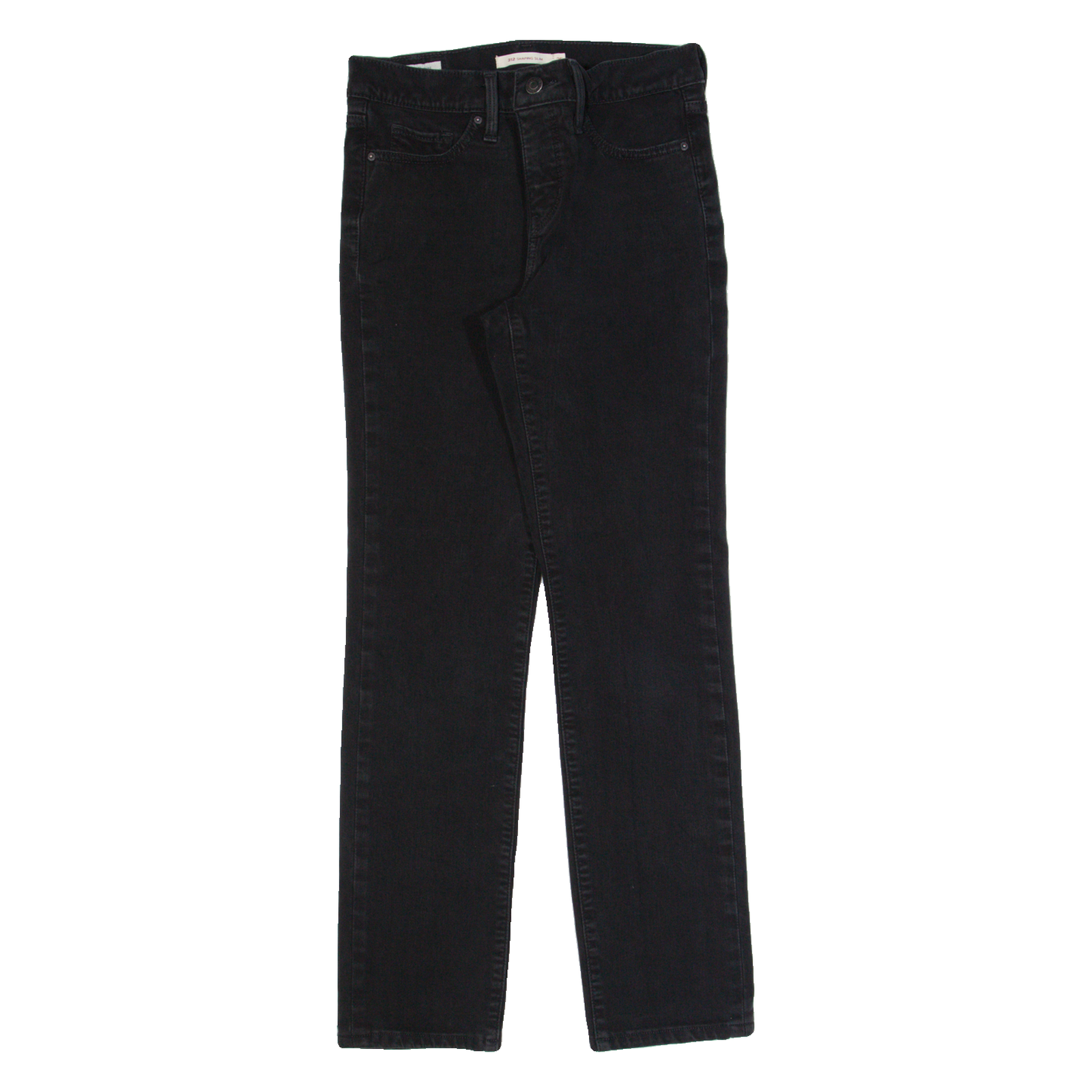 LEVI'S 312 Shaping BIG E Womens Jeans Black Slim Skinny W25 L28 Refurbished - N/A refurbished available on Cerqular