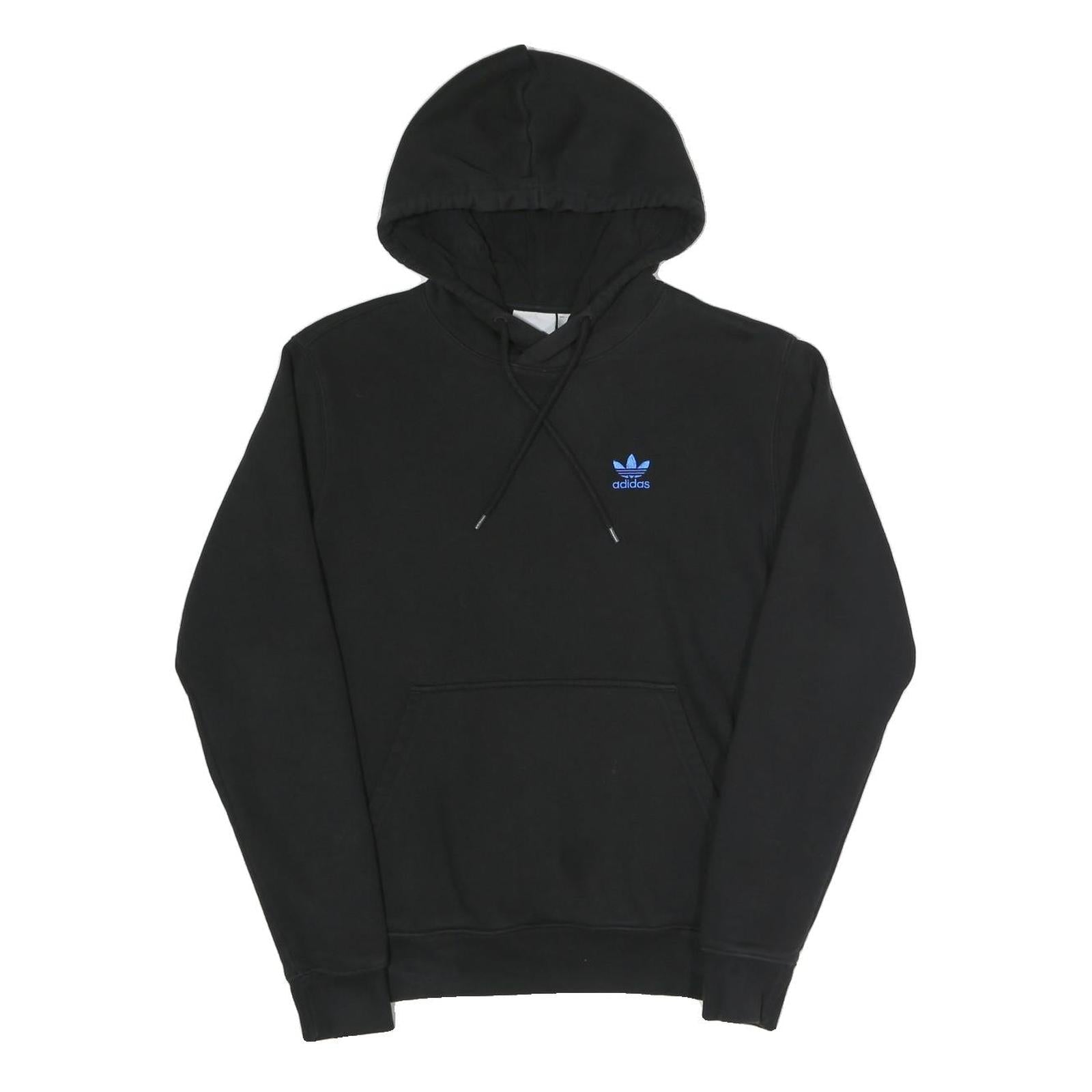 Buy ADIDAS Mens Black Hoodie XS Blue Trefoil Logo Pullover Cotton Blend Refurbished - $29.89 ADIDAS Mens Black Hoodie XS Blue Trefoil Logo Pullover Cotton Blend Refurbished - N/A refurbished available on Cerqular