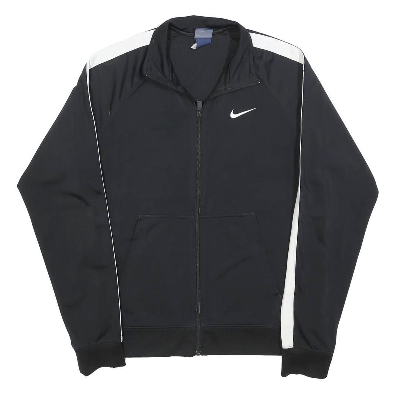 Buy NIKE Mens Black & White Track Jacket M Polyester Zip Athletic Sportswear Refurbished - $42.89 NIKE Mens Black & White Track Jacket M Polyester Zip Athletic Sportswear Refurbished - N/A refurbished available on Cerqular