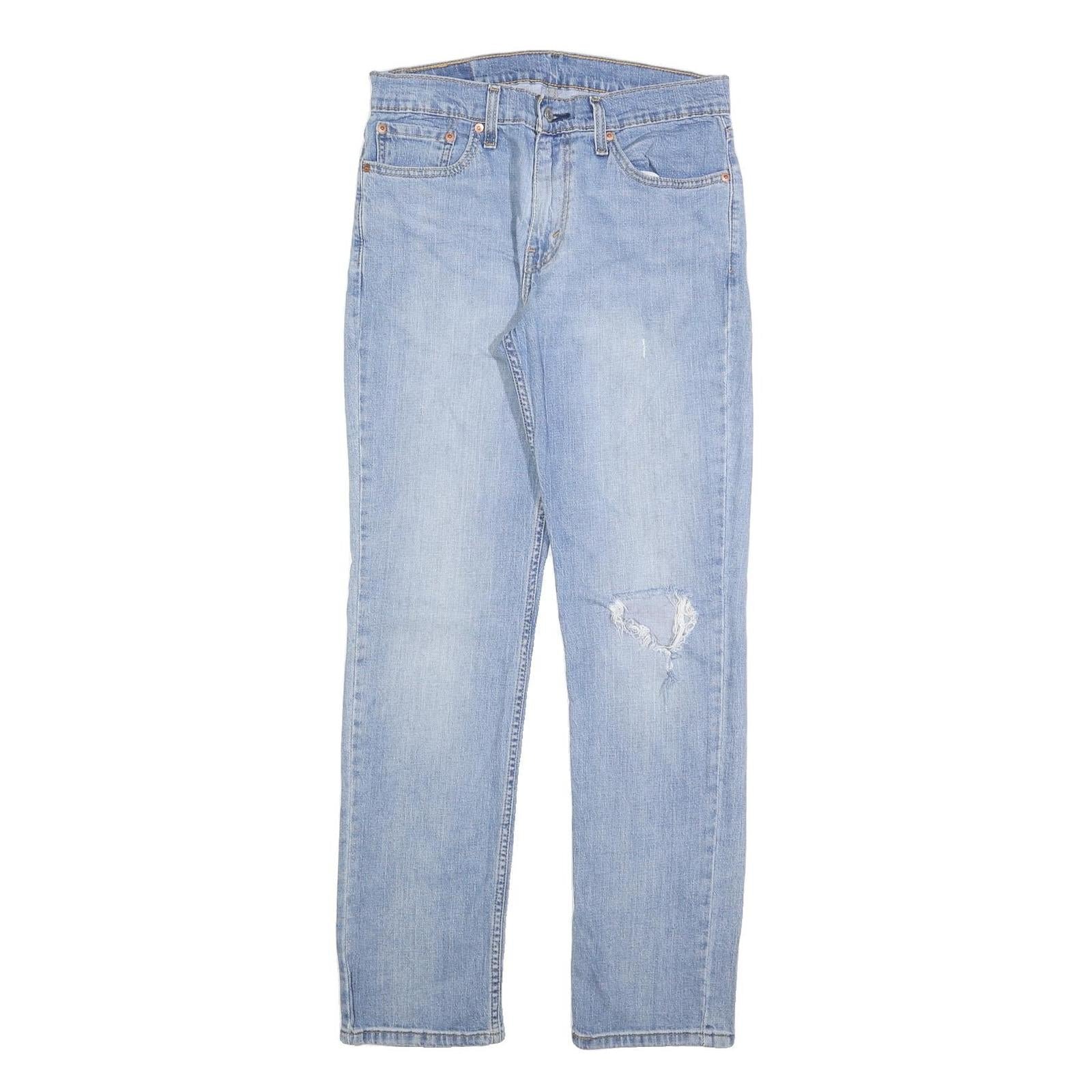 LEVI'S 511 SLIM Mens Jeans Blue Slim Skinny Denim Light W31 L32 Zip Cotton Blend Refurbished - N/A refurbished available on Cerqular