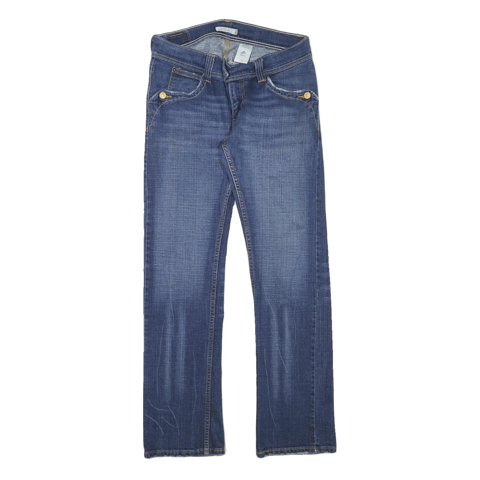 LEVI'S Womens Jeans Blue Regular Straight Denim Medium W30 L30 Classic Fit Zip Refurbished - N/A refurbished available on Cerqular
