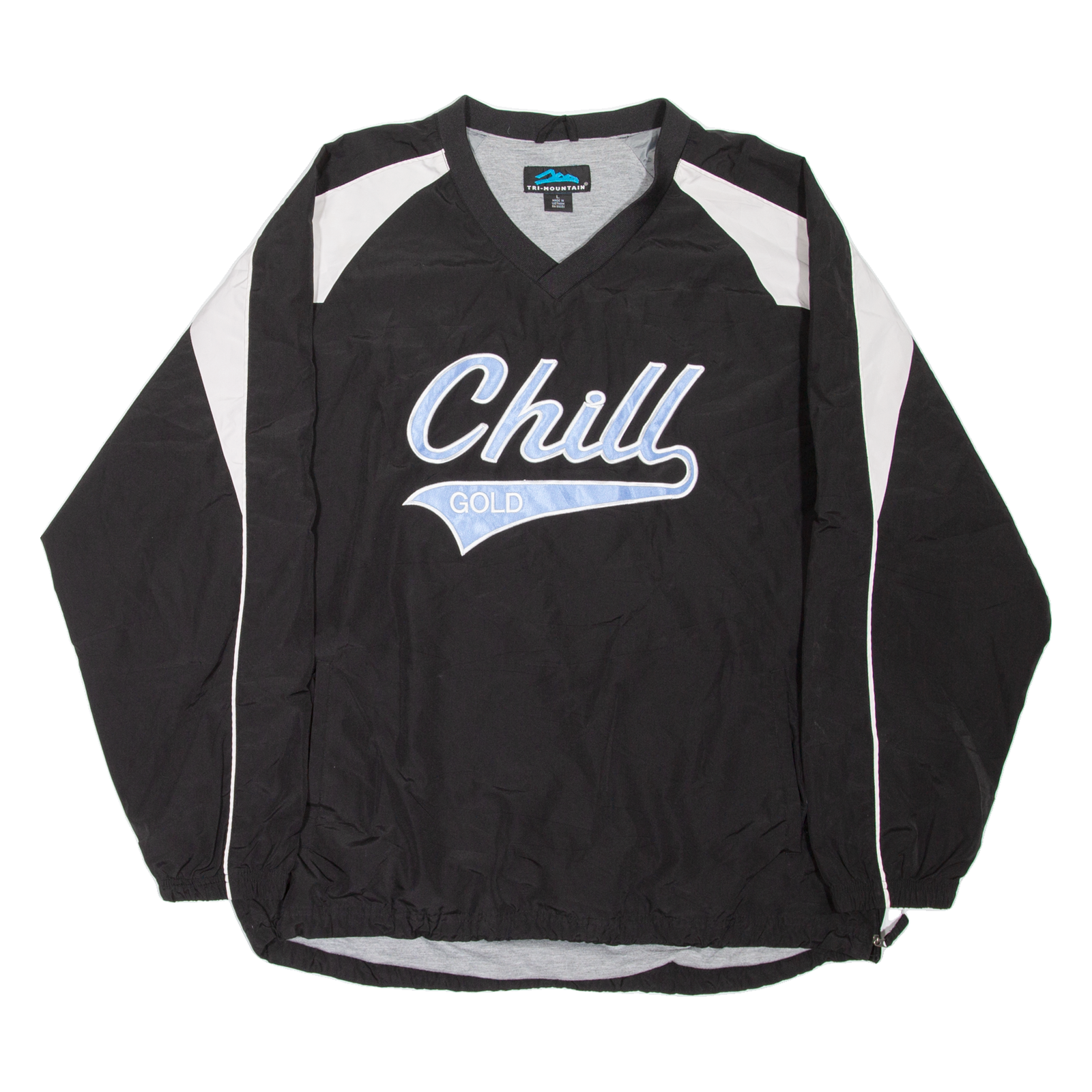 TRI-MOUNTAIN Chill Gold Training Mens Sweatshirt Black V-Neck L Refurbished - N/A refurbished available on Cerqular