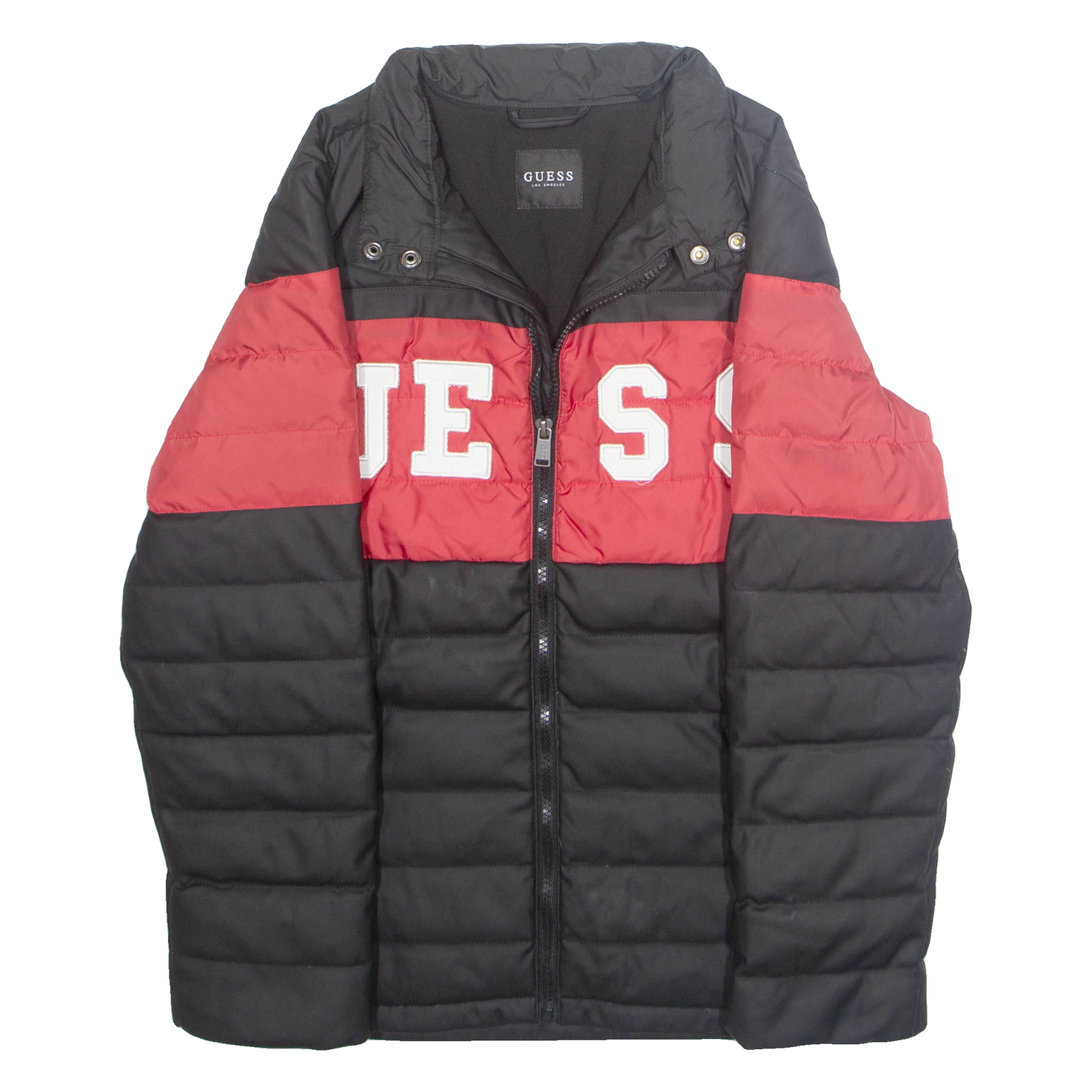 GUESS Mens Puffer Coat Black S Refurbished - N/A refurbished available on Cerqular