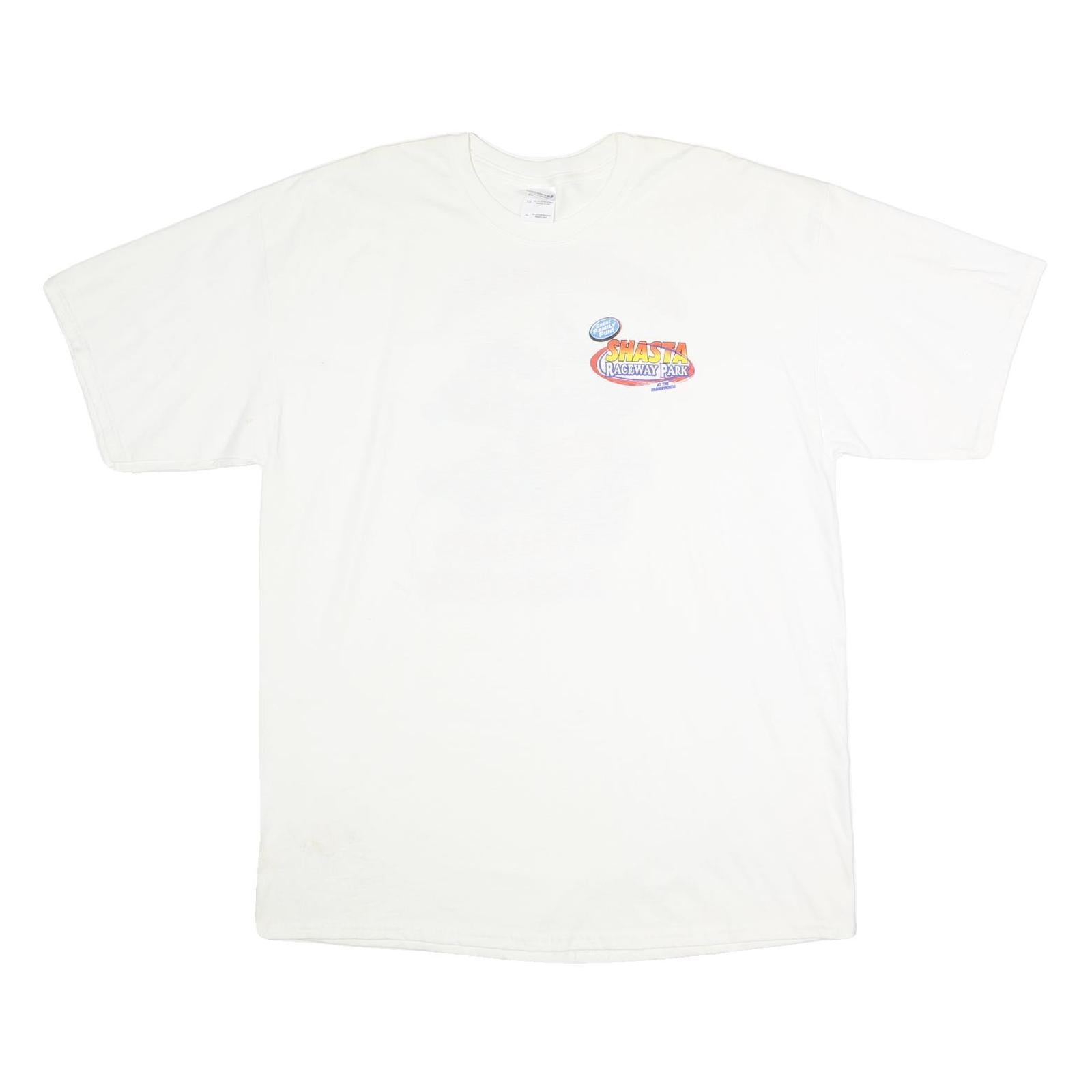 Buy GILDAN Mens White Shasta Raceway Park Vintage Nationals Graphic T-Shirt XL Short Refurbished - $19.49 GILDAN Mens White Shasta Raceway Park Vintage Nationals Graphic T-Shirt XL Short Refurbished - N/A refurbished available on Cerqular