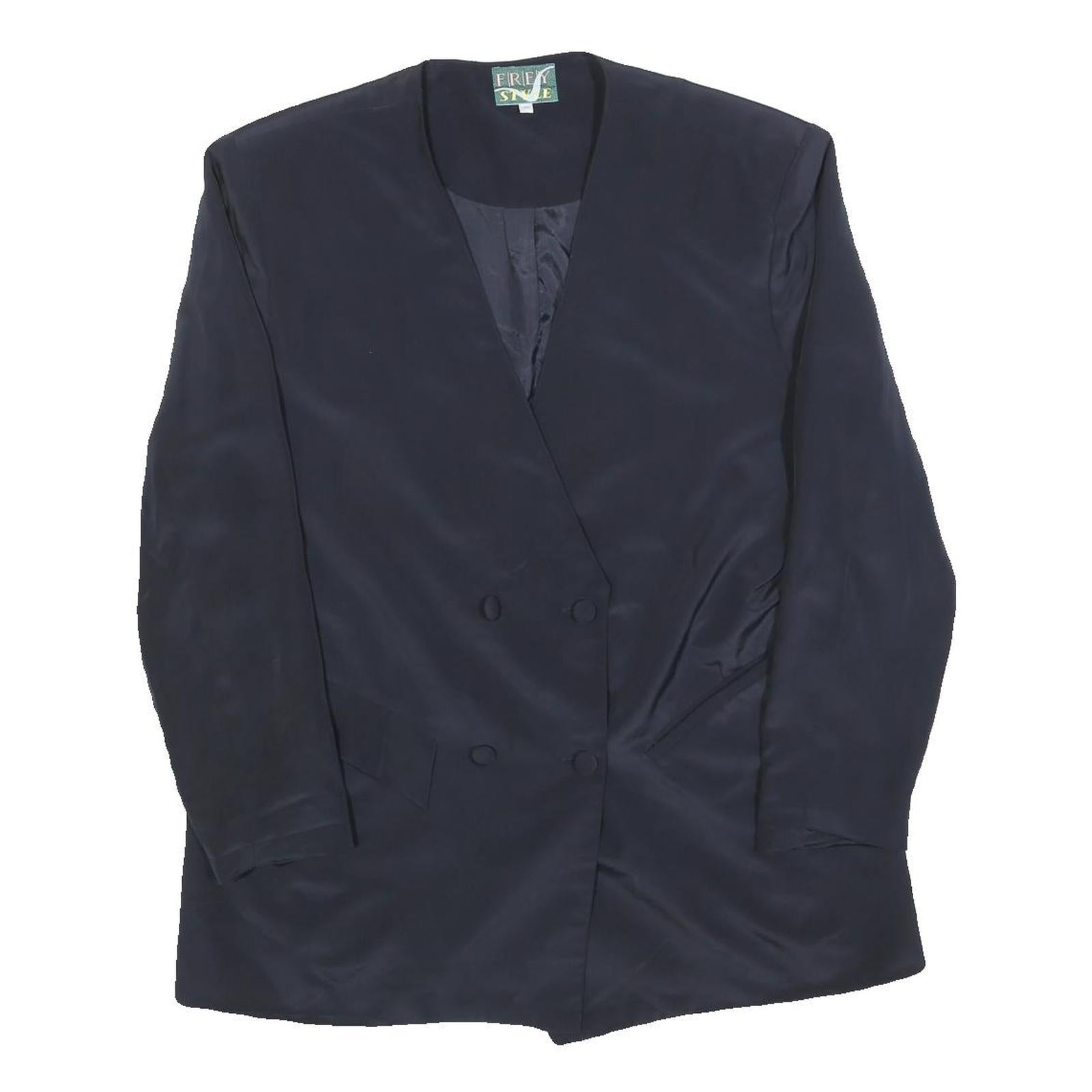 Buy FREY STYLE Womens Black Button Jacket L Polyester Classic Plain Stylish Midi Refurbished - $32.49 FREY STYLE Womens Black Button Jacket L Polyester Classic Plain Stylish Midi Refurbished - N/A refurbished available on Cerqular