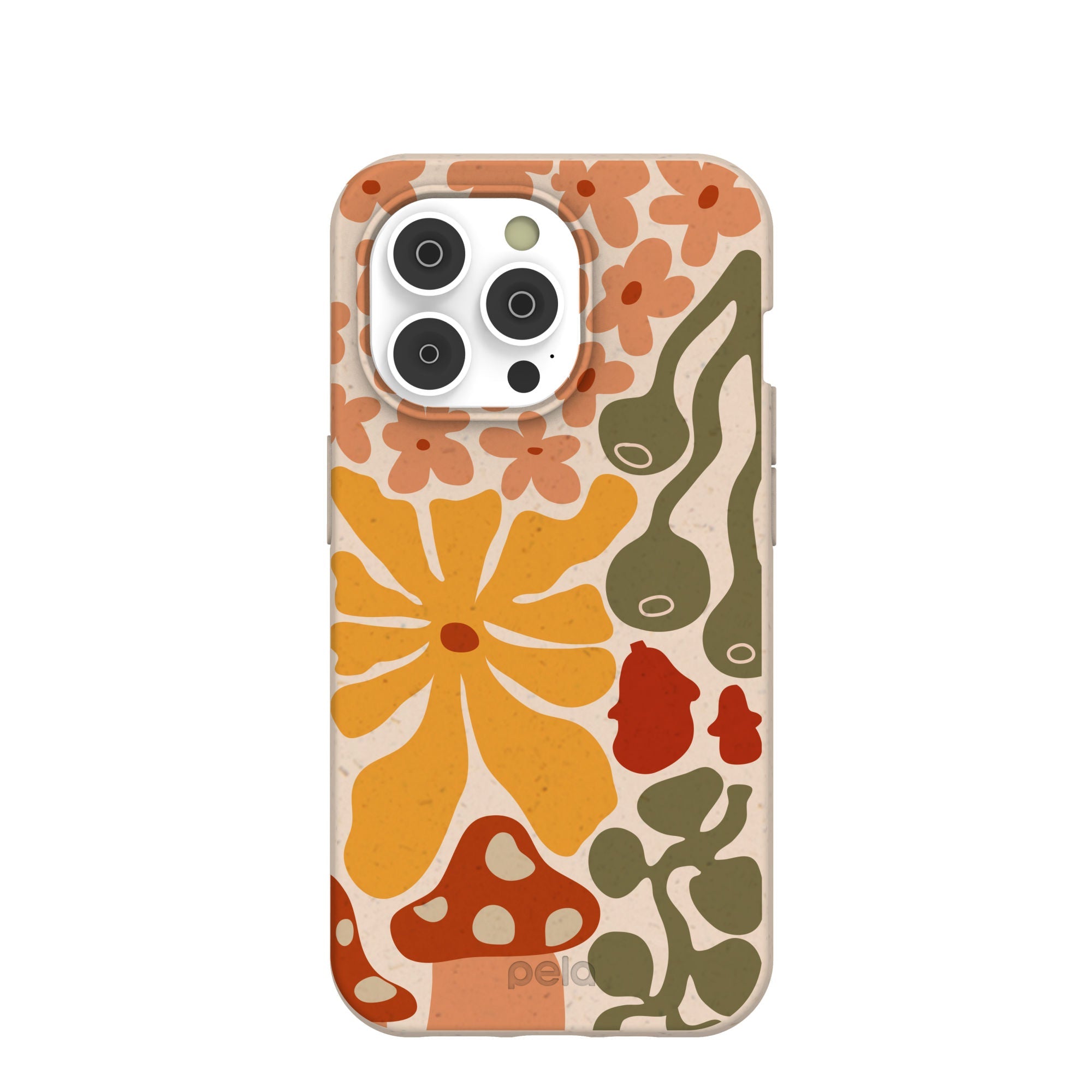 Seashell Fall Flourish iPhone 14 Pro Case Refurbished - Pela Case refurbished available on Cerqular