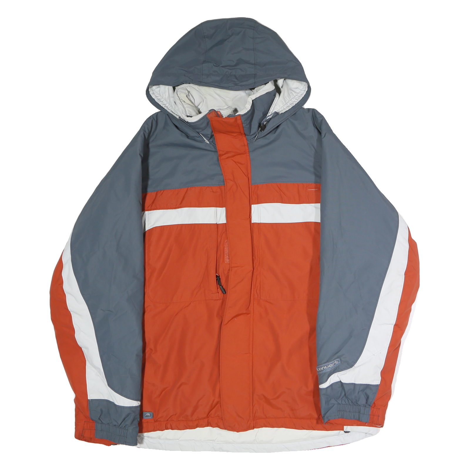 COLUMBIA Mens Blue & Orange Zip Up Polyester Outdoor Jacket L Casual Sportswear Refurbished - N/A refurbished available on Cerqular