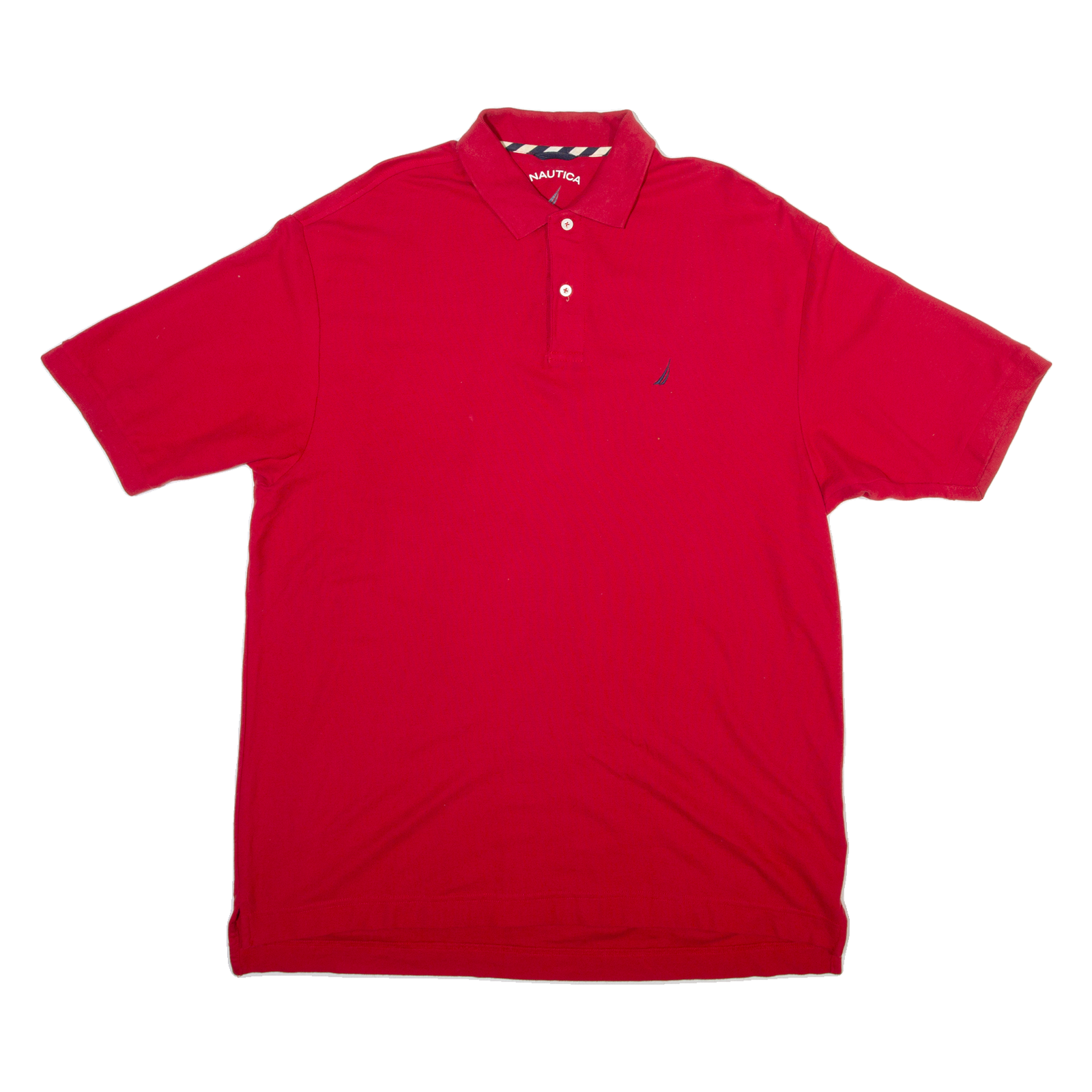 NAUTICA Mens Polo Shirt Red XL Refurbished - N/A refurbished available on Cerqular