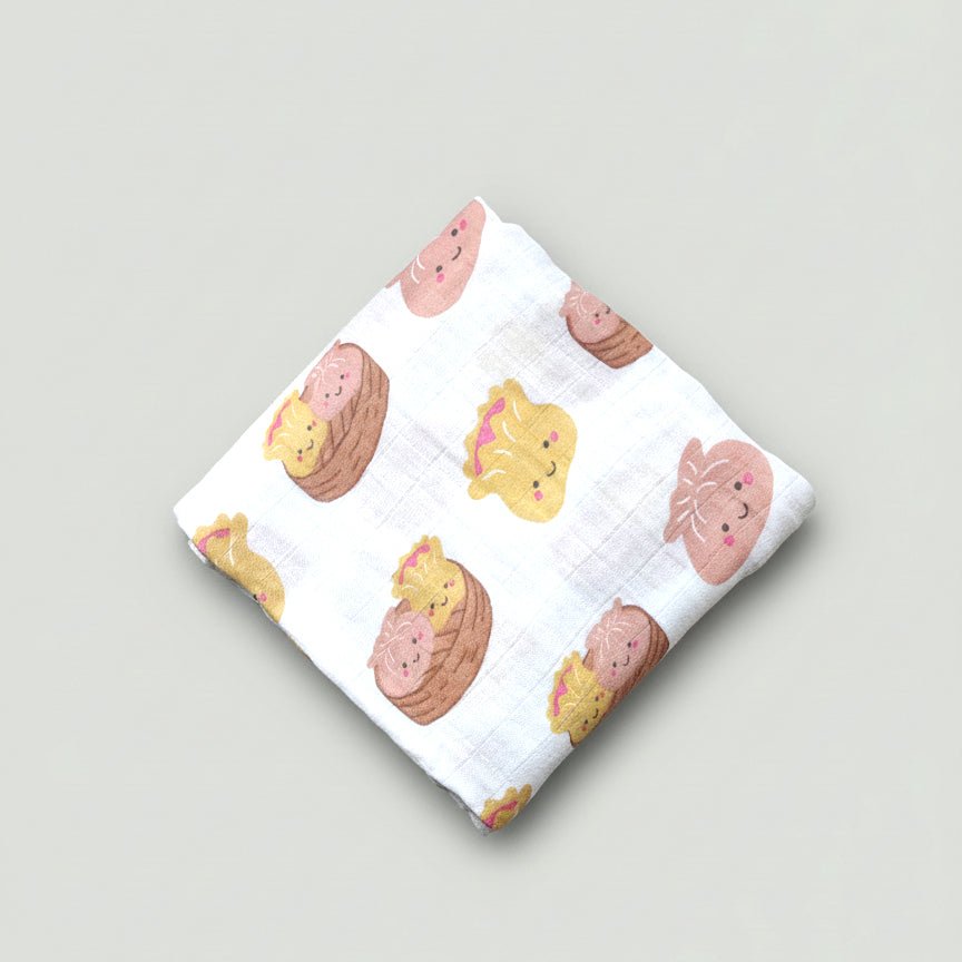 Buy Organic Bamboo Blend Swaddle - Dim Sum | Design: Cup Noodle Refurbished - $20.67 Organic Bamboo Blend Swaddle - Dim Sum | Design: Cup Noodle Refurbished - The Wee Bean refurbished available on Cerqular
