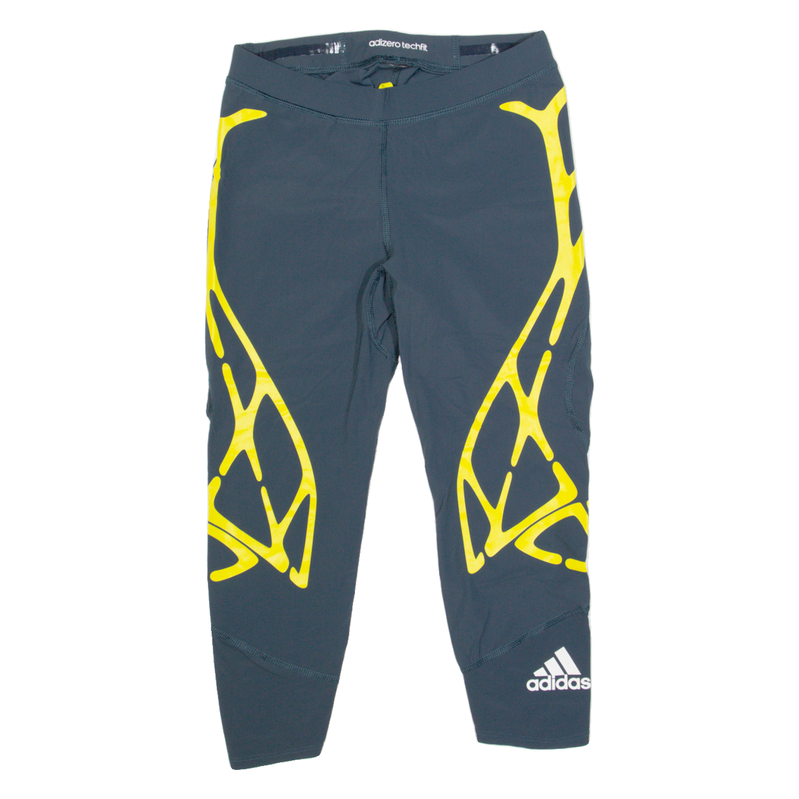 ADIDAS 3/4 Length Activewear Womens Sports Shorts Blue Slim XS W22 Refurbished - N/A refurbished available on Cerqular