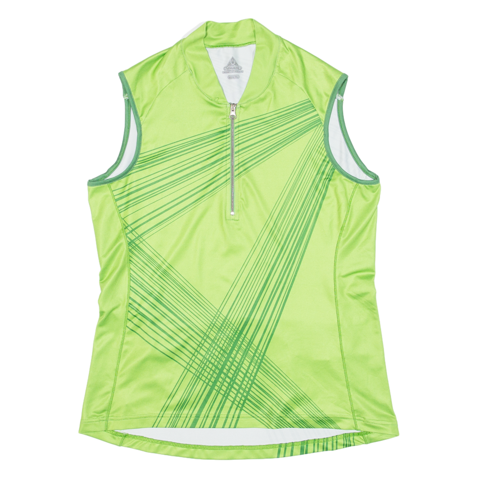 Cycling Womens Jersey Green Sleeveless 1/2 Zip M Refurbished - N/A refurbished available on Cerqular