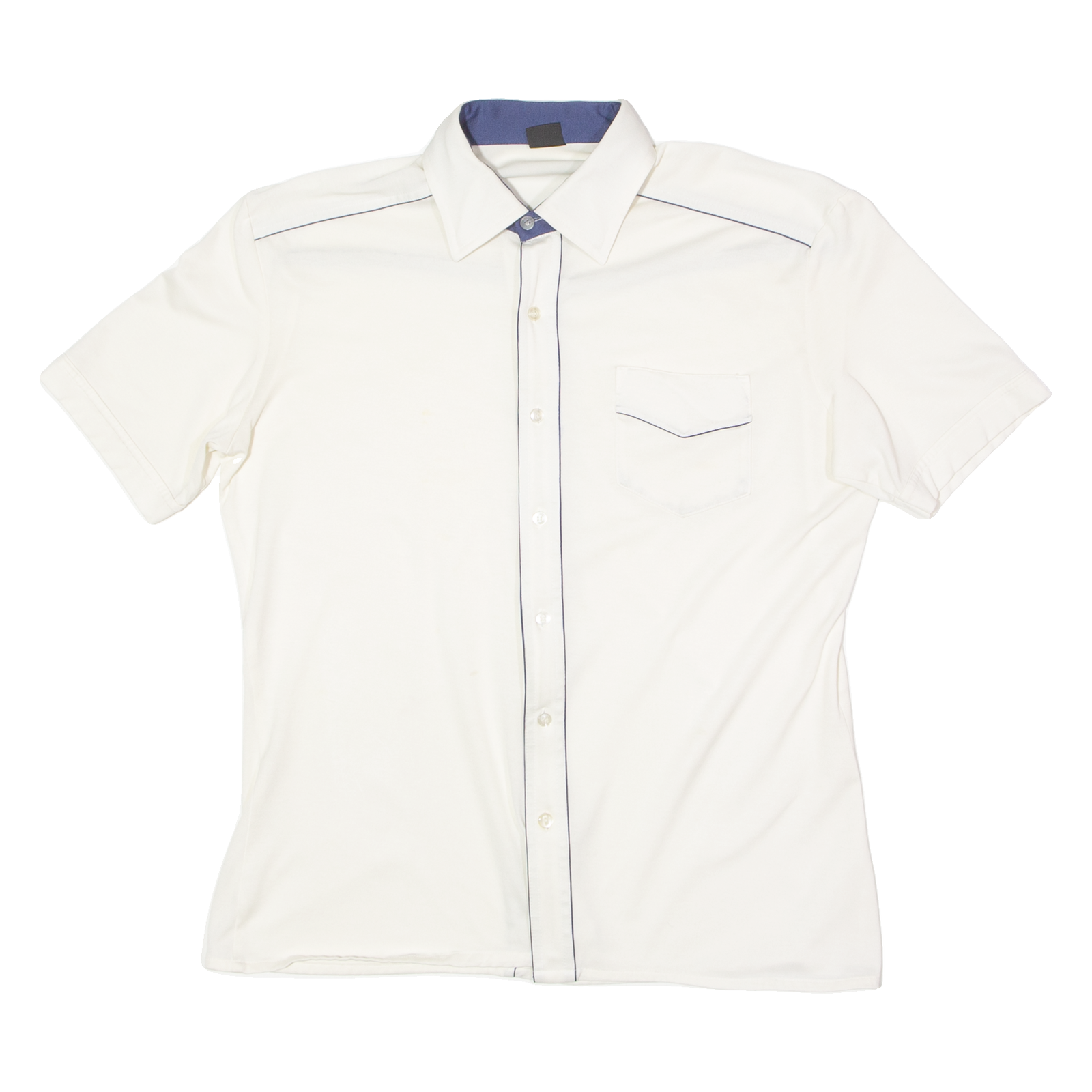 MEN'S FASHION Mens Plain Shirt Cream L Refurbished - N/A refurbished available on Cerqular