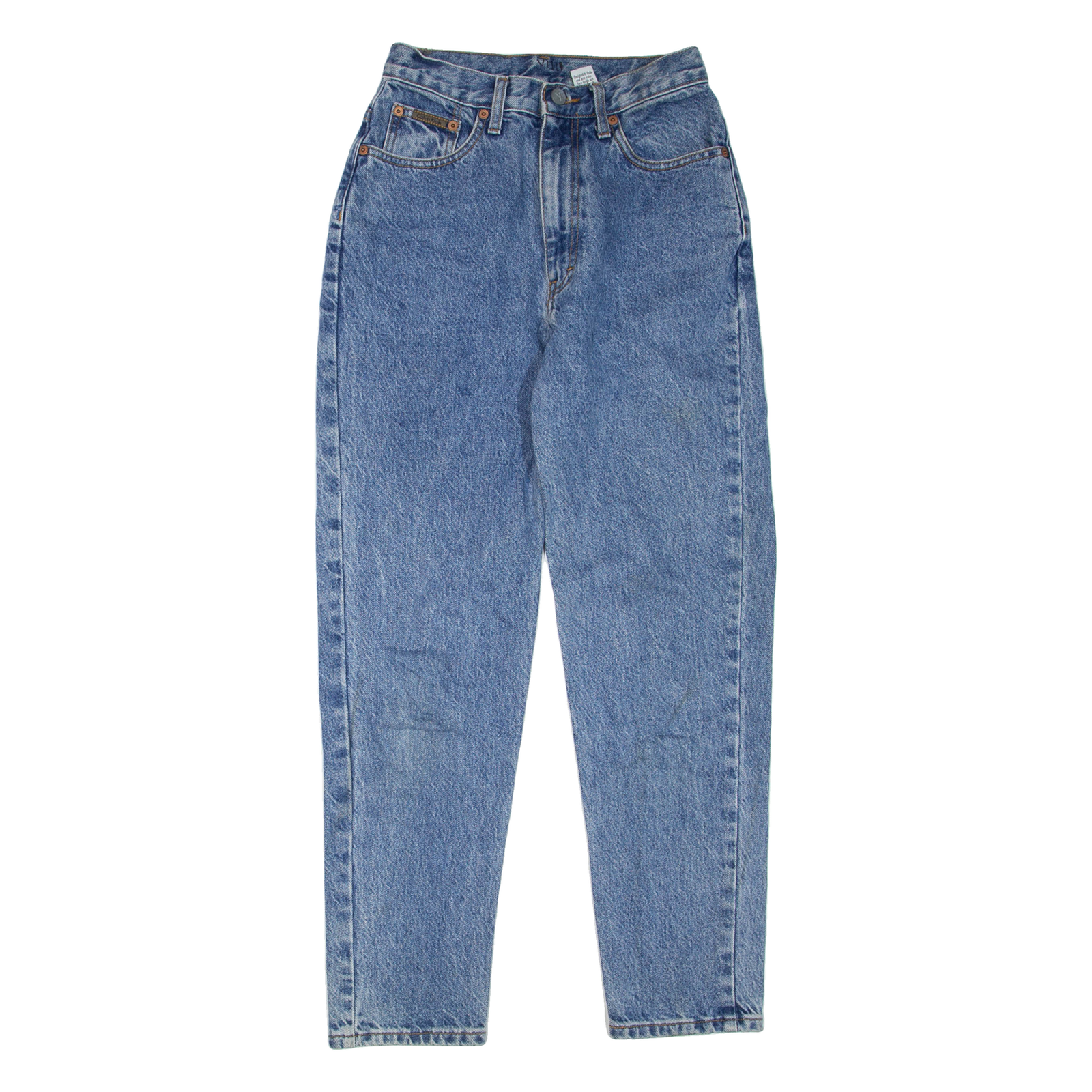 CALVIN KLEIN JEANS Womens Jeans Blue Regular Tapered W24 L28 Refurbished - N/A refurbished available on Cerqular