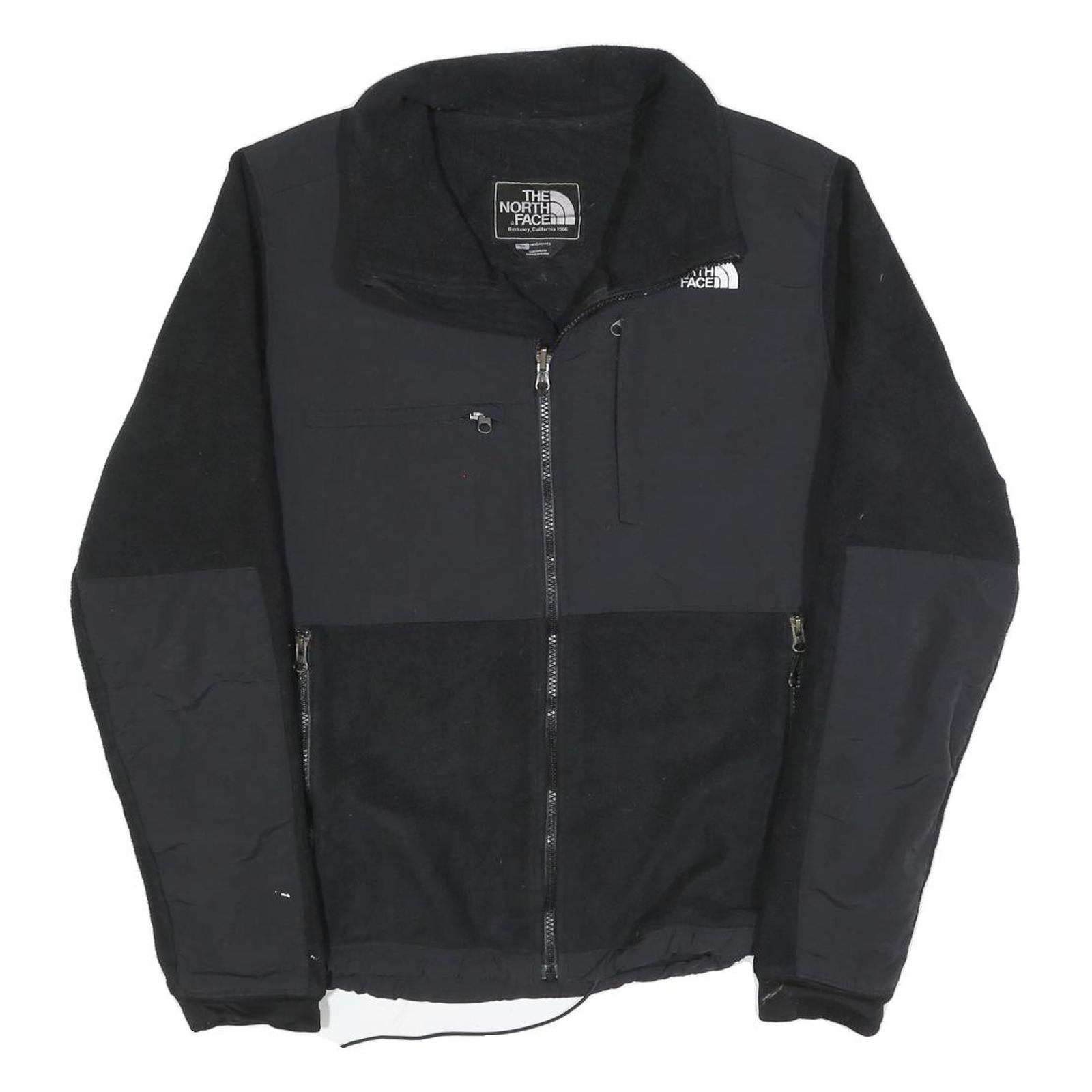THE NORTH FACE Mens Black & Black Jacket S Polyester Blend Fleece Zip Up Outdoor Refurbished - N/A refurbished available on Cerqular