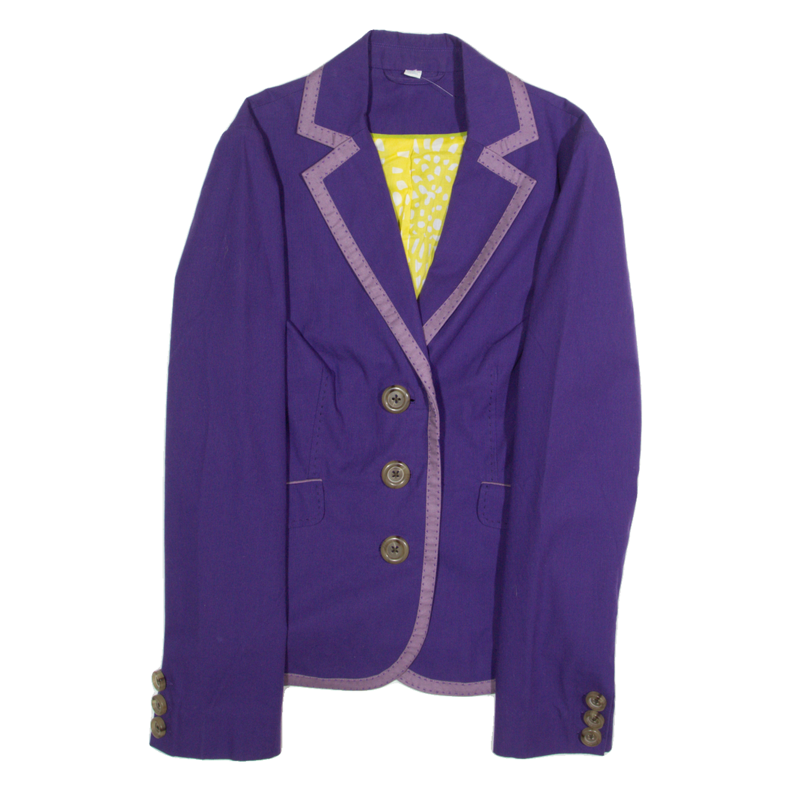 BODEN Womens Blazer Jacket Purple L Refurbished - N/A refurbished available on Cerqular