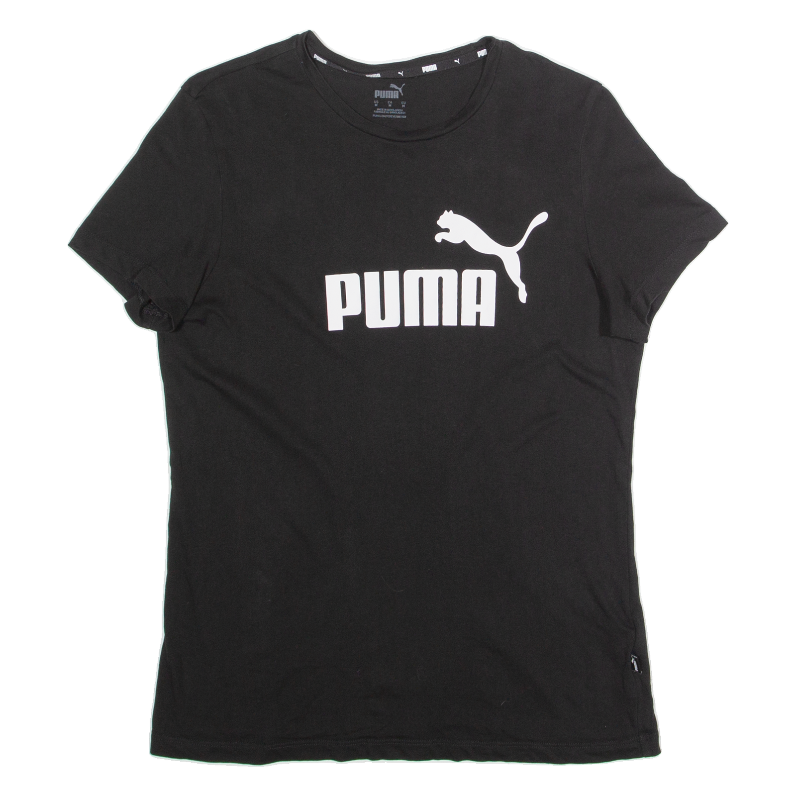 PUMA Womens T-Shirt Black M Refurbished - N/A refurbished available on Cerqular