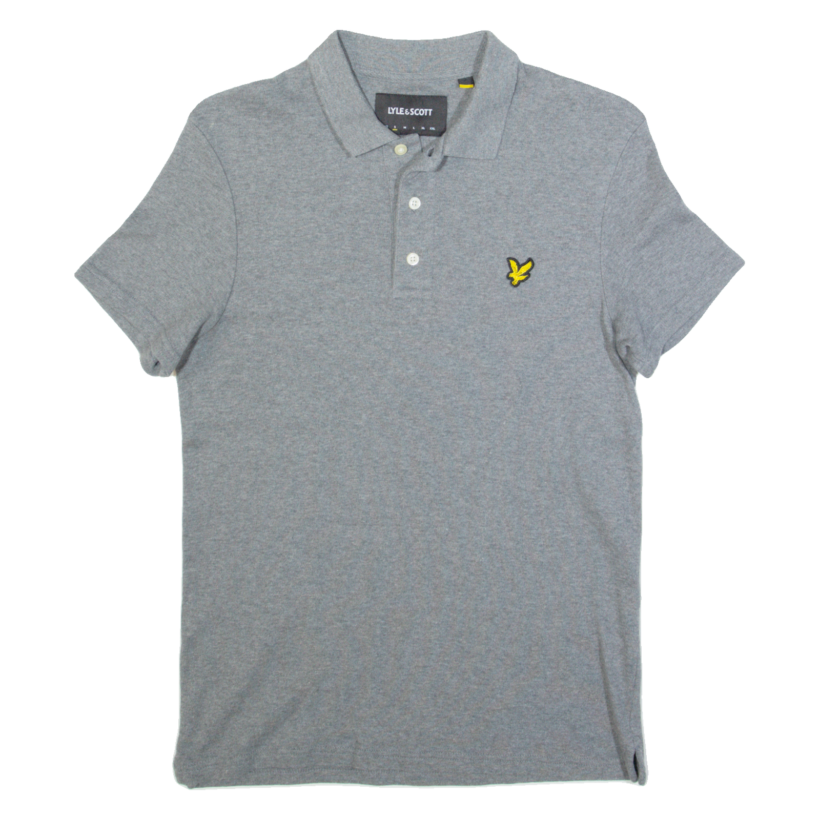 LYLE & SCOTT Mens Polo Shirt Grey S Refurbished - N/A refurbished available on Cerqular