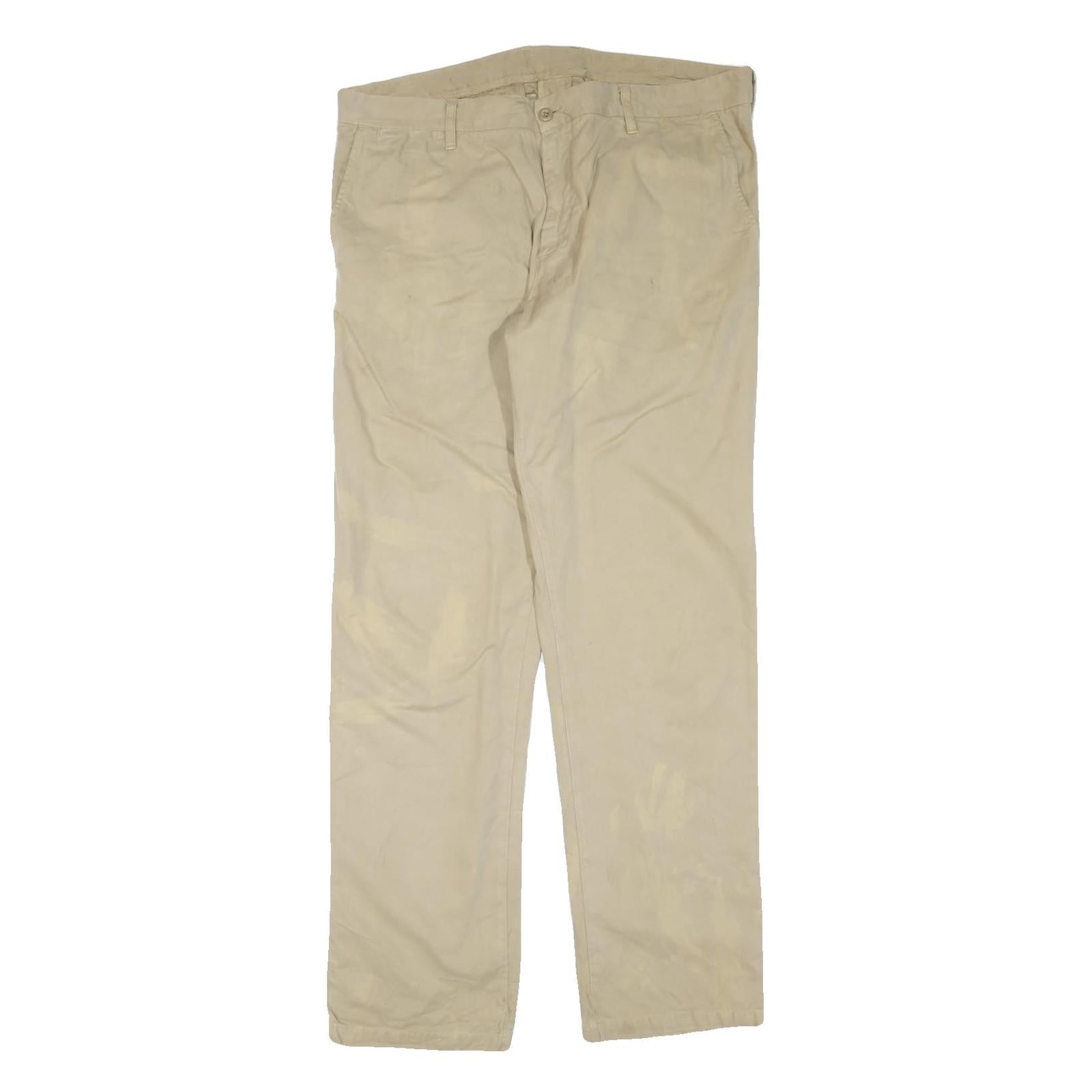 Buy CARHARTT Mens Regular Fit Beige Cotton Blend Trousers W40 L34 Zip Closure Refurbished - $49.39 CARHARTT Mens Regular Fit Beige Cotton Blend Trousers W40 L34 Zip Closure Refurbished - N/A refurbished available on Cerqular