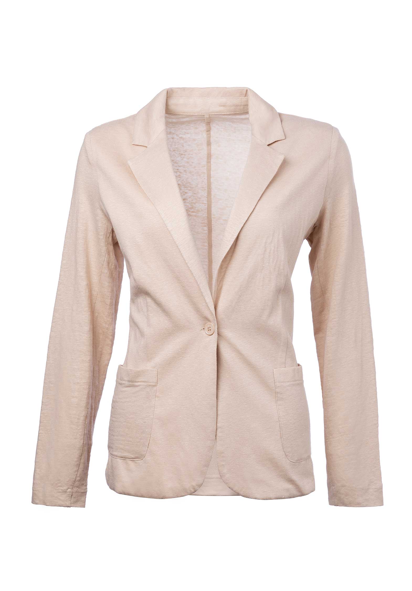 Jacket  Lej1button Sand | Color: SAND | Size: 2-M Refurbished - Rue Madame is a known brand, and the standardized name is " refurbished available on Cerqular