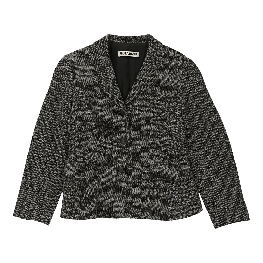 Jil Sander Blazer - Medium Grey Wool Blend | Size: medium Refurbished - N/A (Preloved Designer is not a specific brand, it refurbished available on Cerqular