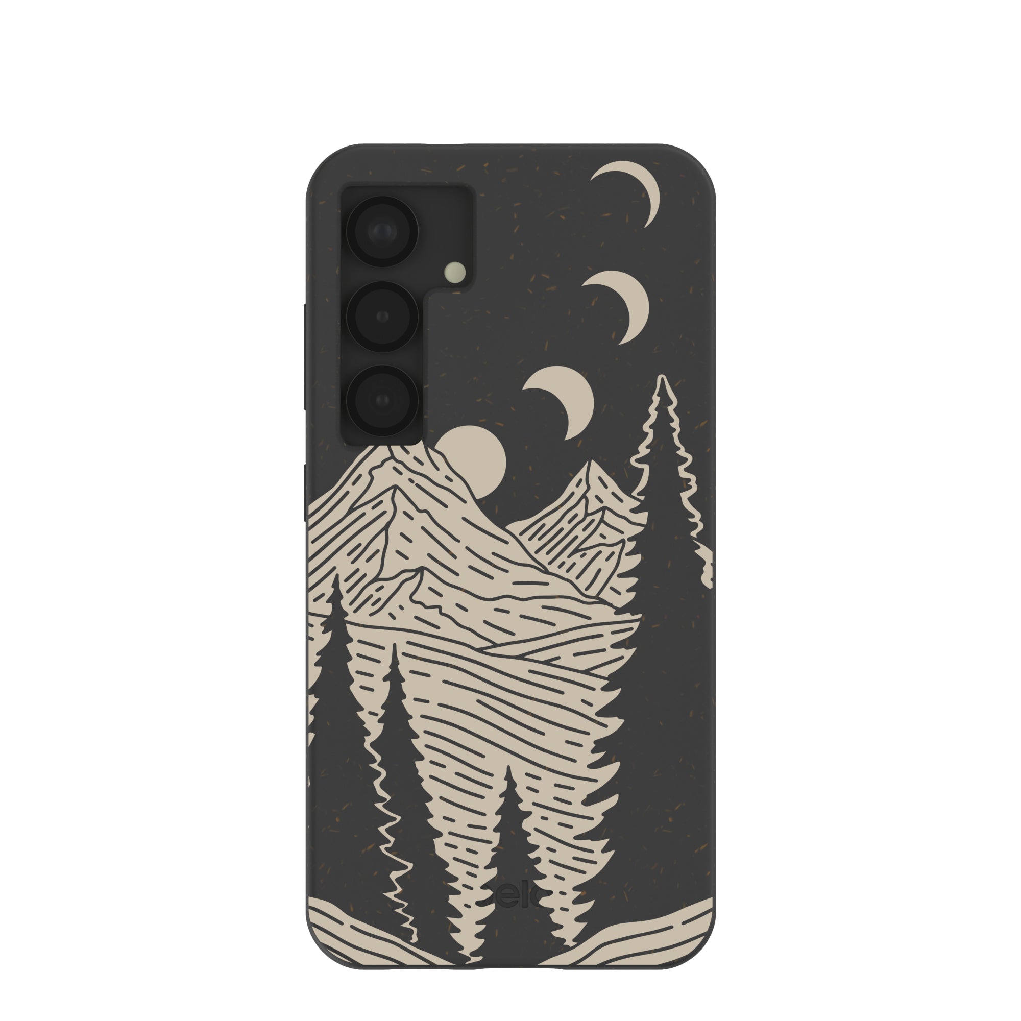 Black Moonlight Peaks Samsung Galaxy S25 Case Refurbished - Pela Case refurbished available on Cerqular