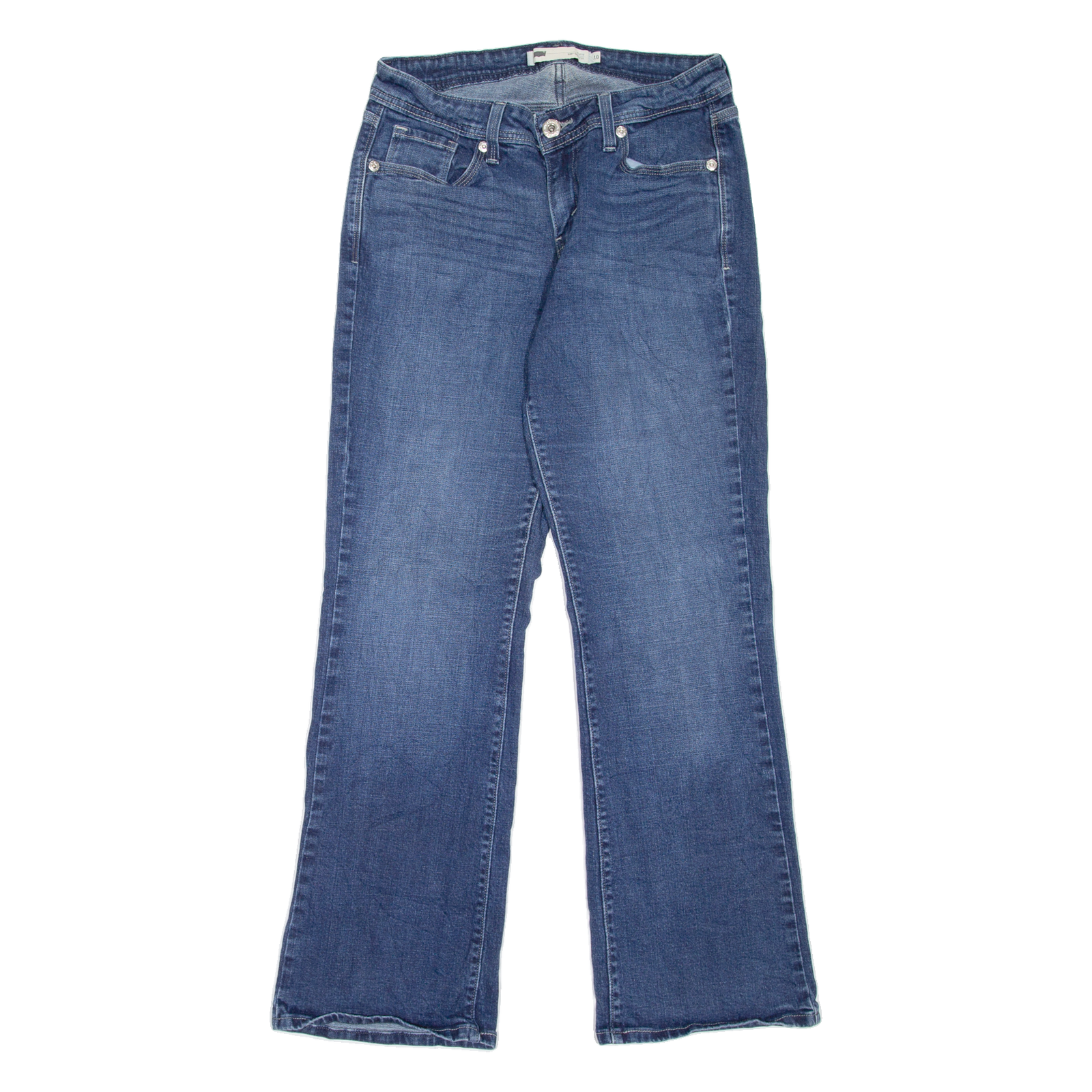 LEVI'S 529 Curvy Womens Jeans Blue Regular Bootcut Stone Wash W28 L31 Refurbished - N/A refurbished available on Cerqular