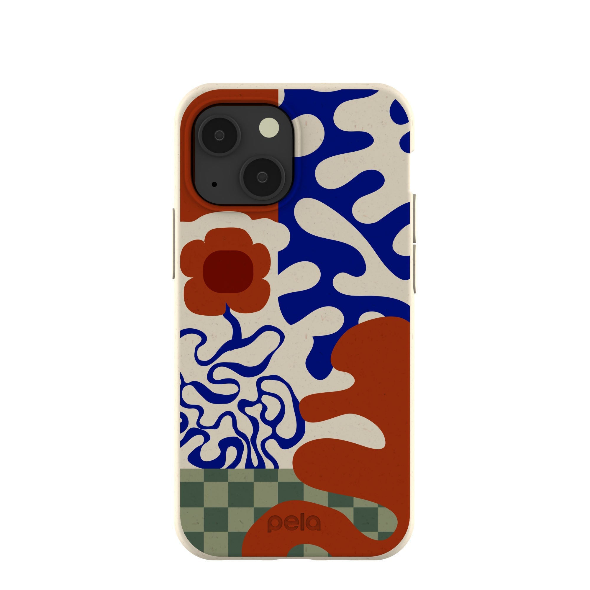 London Fog Leaf Dance iPhone 13 Mini Case Refurbished - Pela Case refurbished available on Cerqular