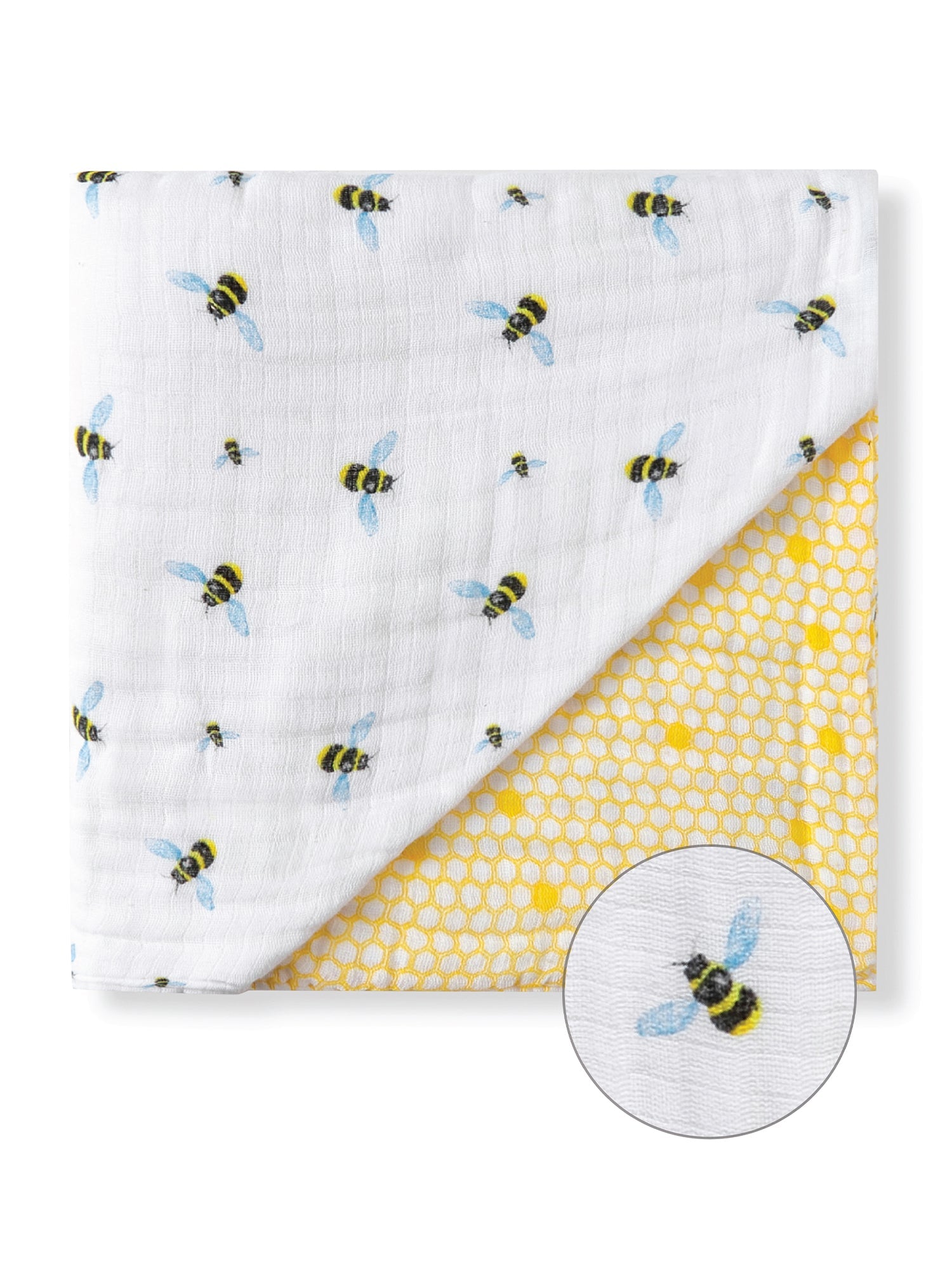 Organic Snug Blanket - Bees Refurbished - Malabar Baby refurbished available on Cerqular