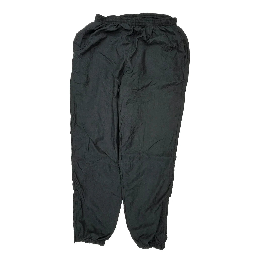 Reebok Tracksuit - Large Black Nylon Refurbished - Thrifted (note: this is a term often used to describe second- refurbished available on Cerqular